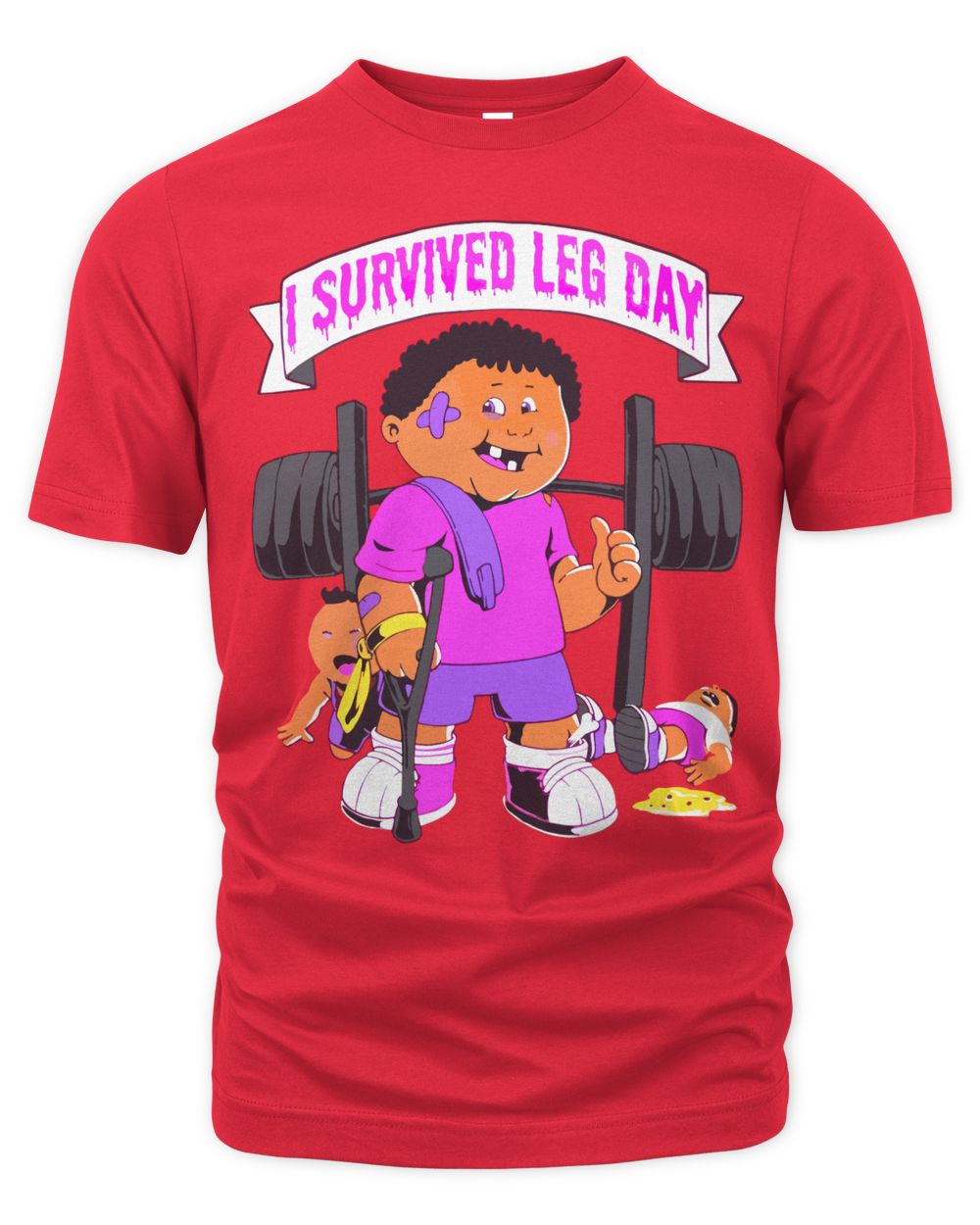 Raskol Apparel I Survived Leg Day Shirt