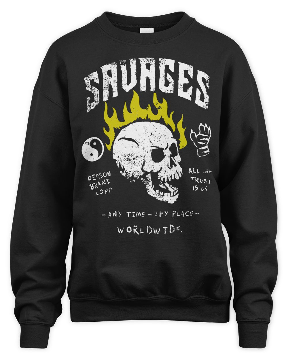 Reason Clothing Savages Flame Skill Shirt
