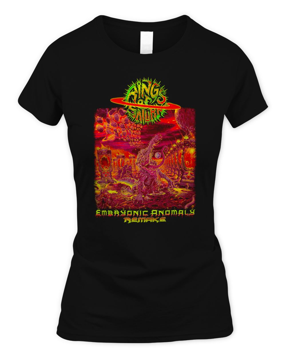 Rings Of Saturn Merch Embryonic Anomaly Remake Variant T-Shirt