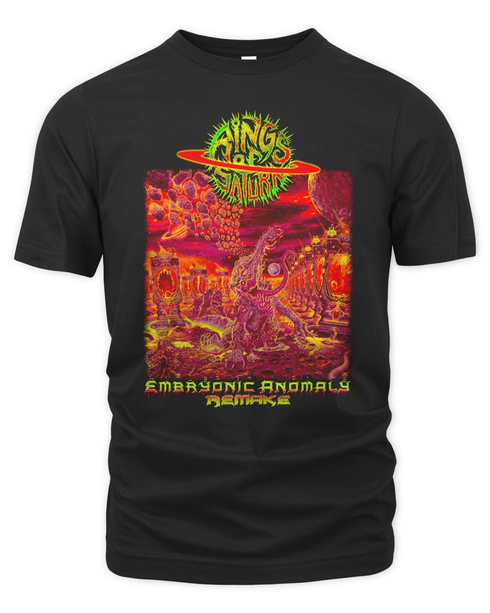 Rings Of Saturn Merch Embryonic Anomaly Remake Variant T-Shirt