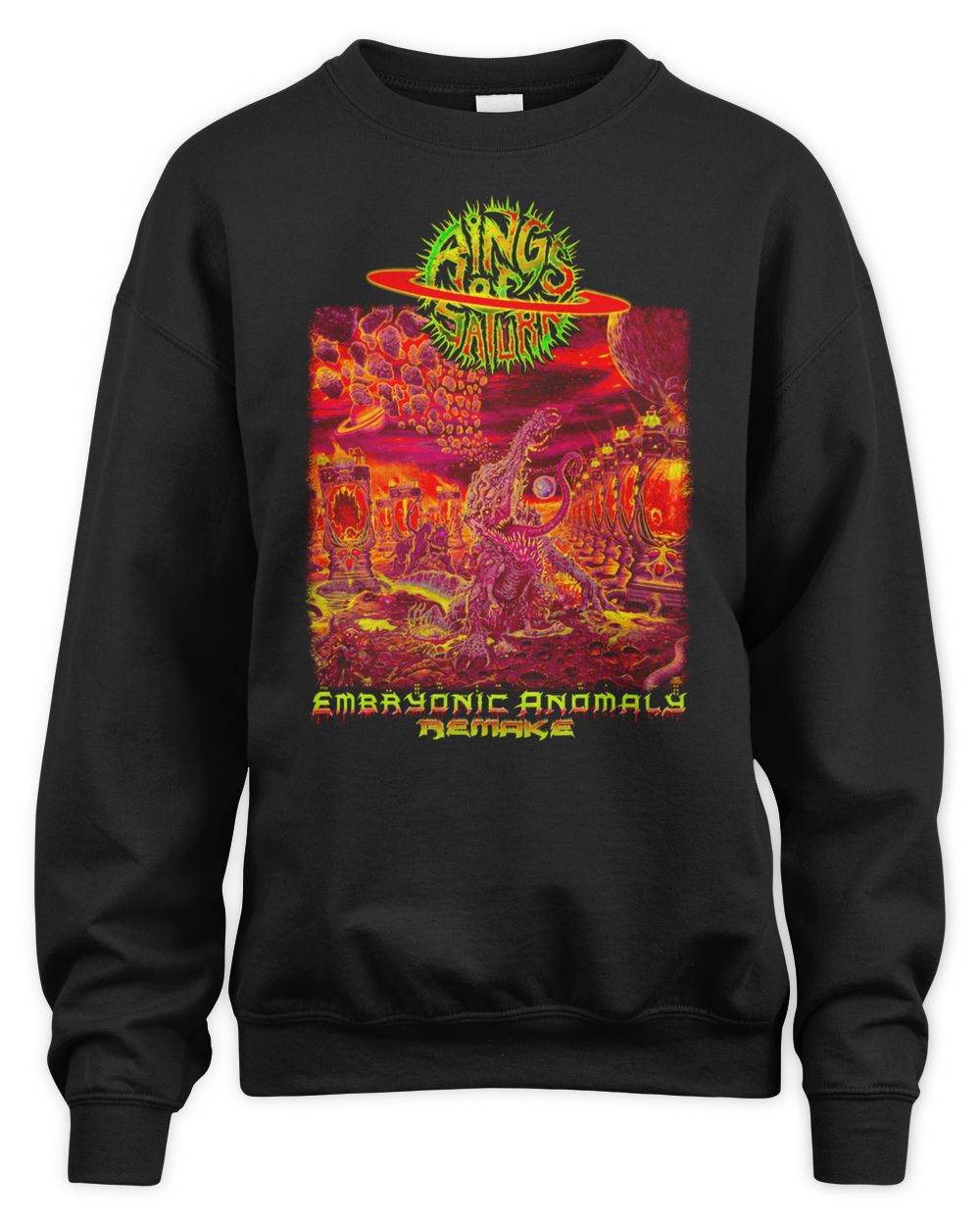 Rings Of Saturn Merch Embryonic Anomaly Remake Variant T-Shirt