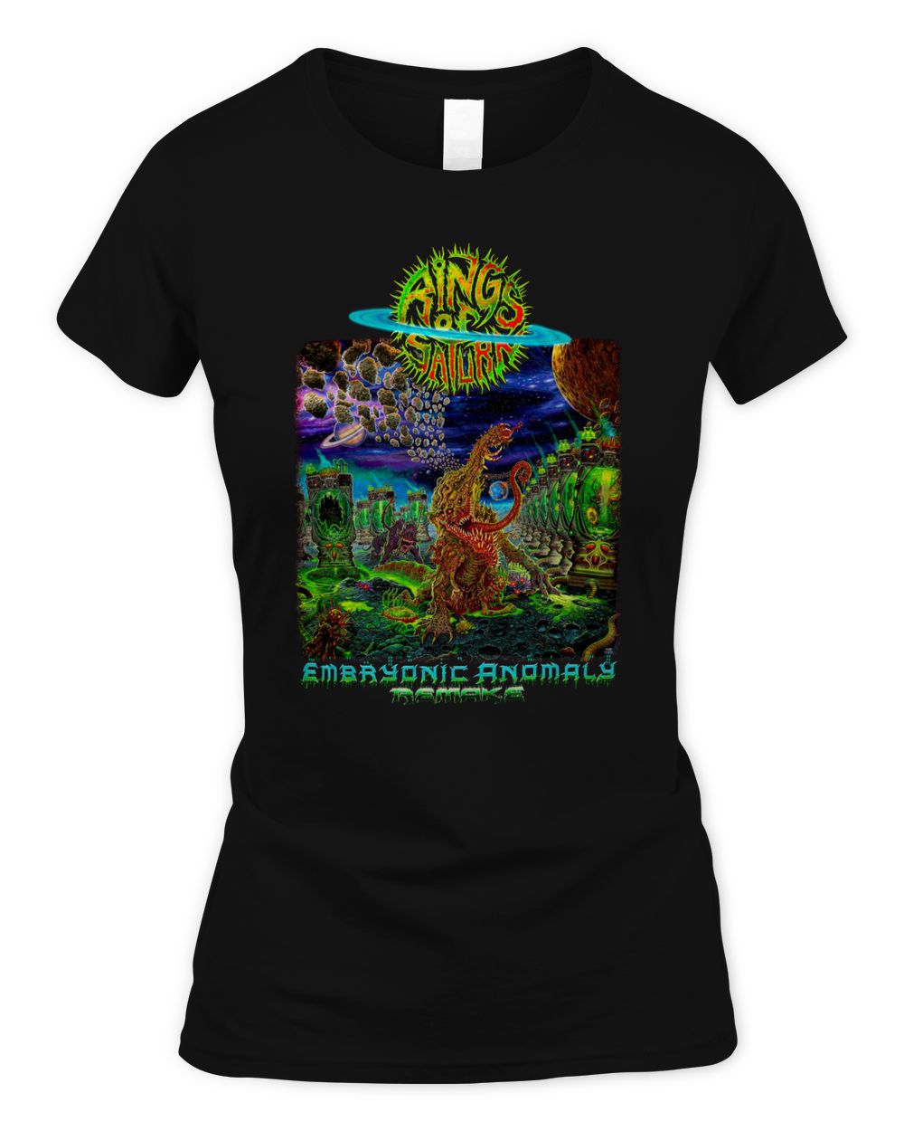 Rings Of Saturn Merch Embryonic Anomaly Remake Variant TShirt