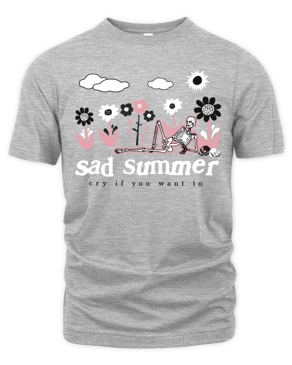 Sad Summer Merch Sad Skeleton Shirt