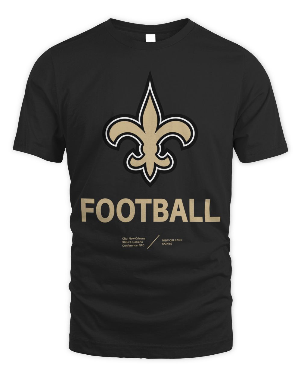Saints Merch the Saints Sideline Infograph Performance Shirt
