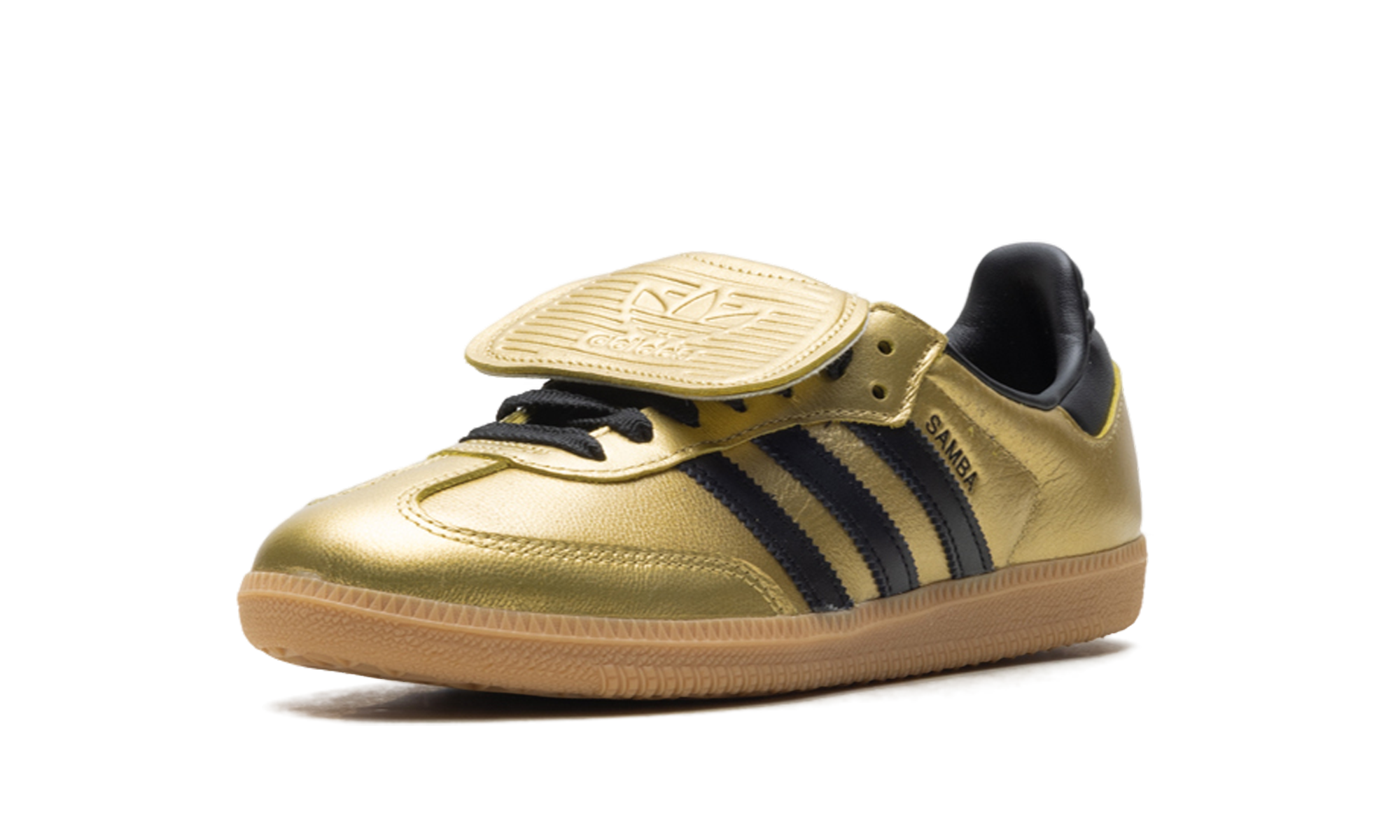 Samba LT Women "Gold metallic black gum" JH5708
