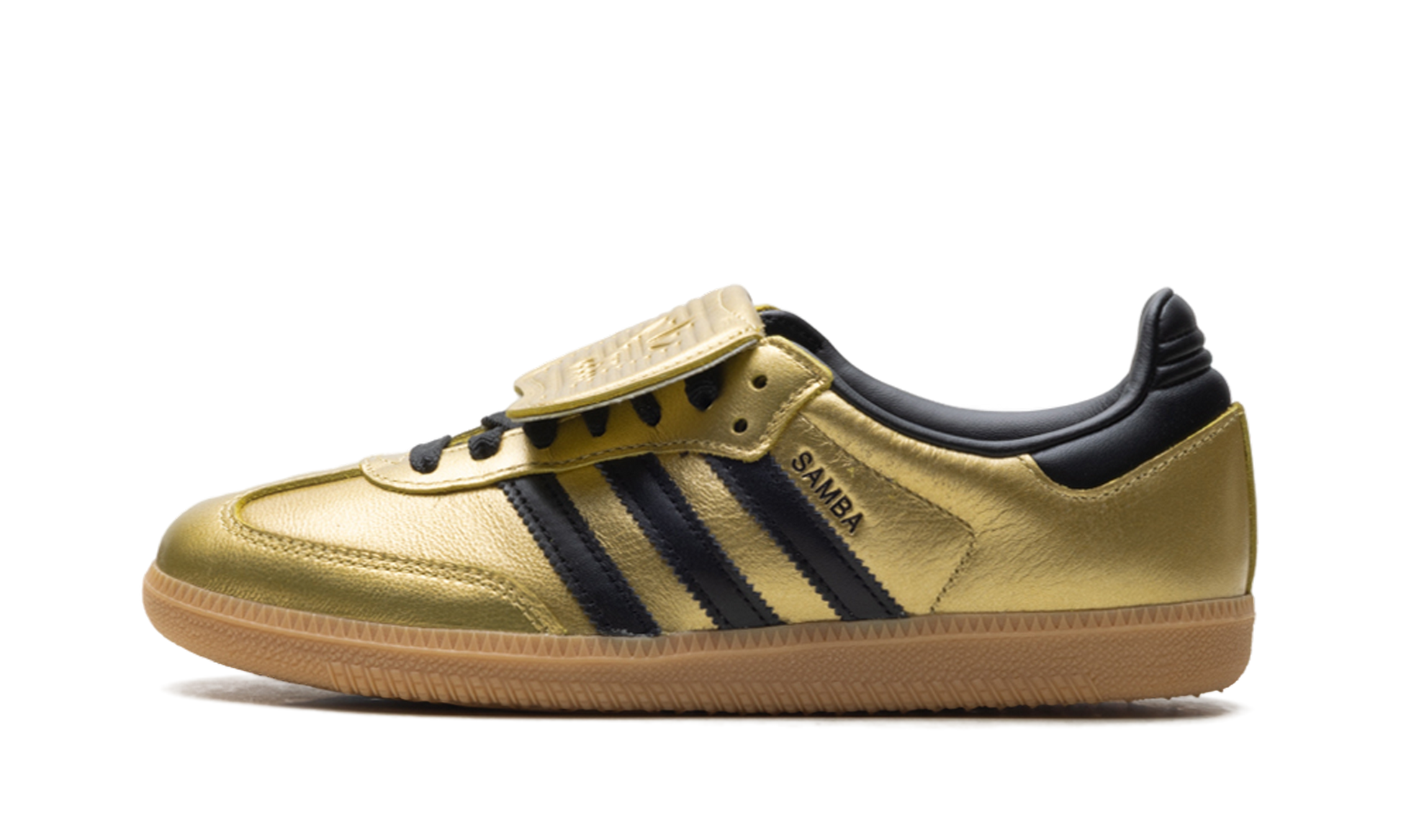 Samba LT Women "Gold metallic black gum" JH5708
