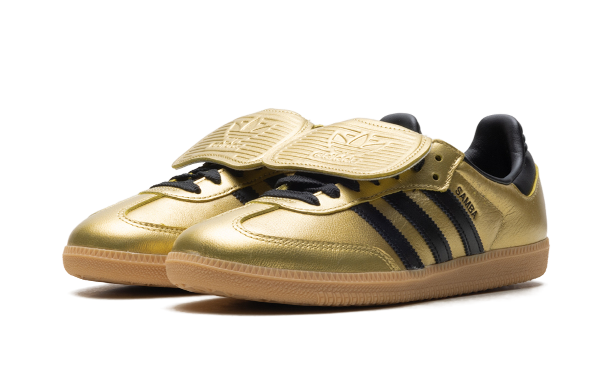 Samba LT Women "Gold metallic black gum" JH5708
