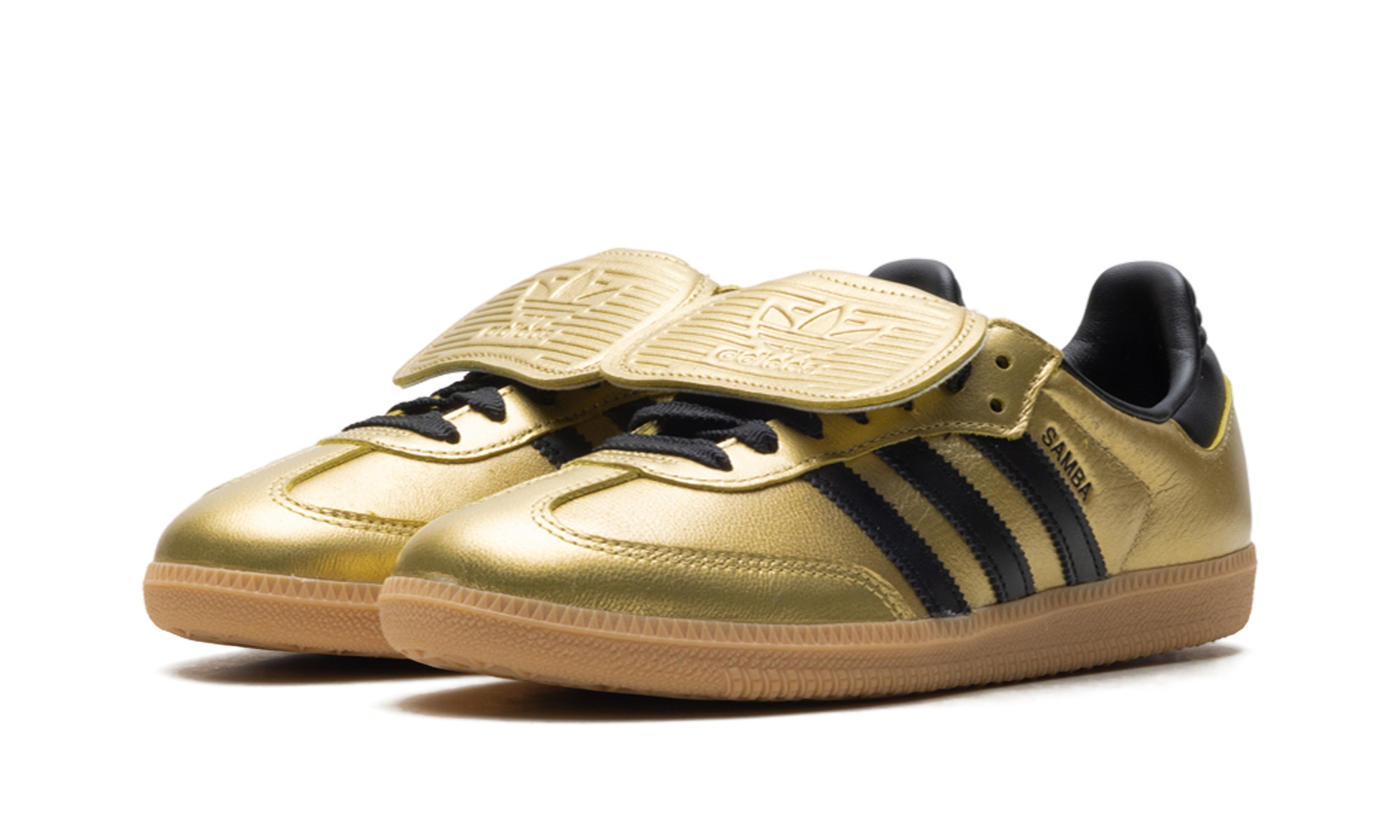 Samba LT Women "Gold metallic black gum" JH5708
