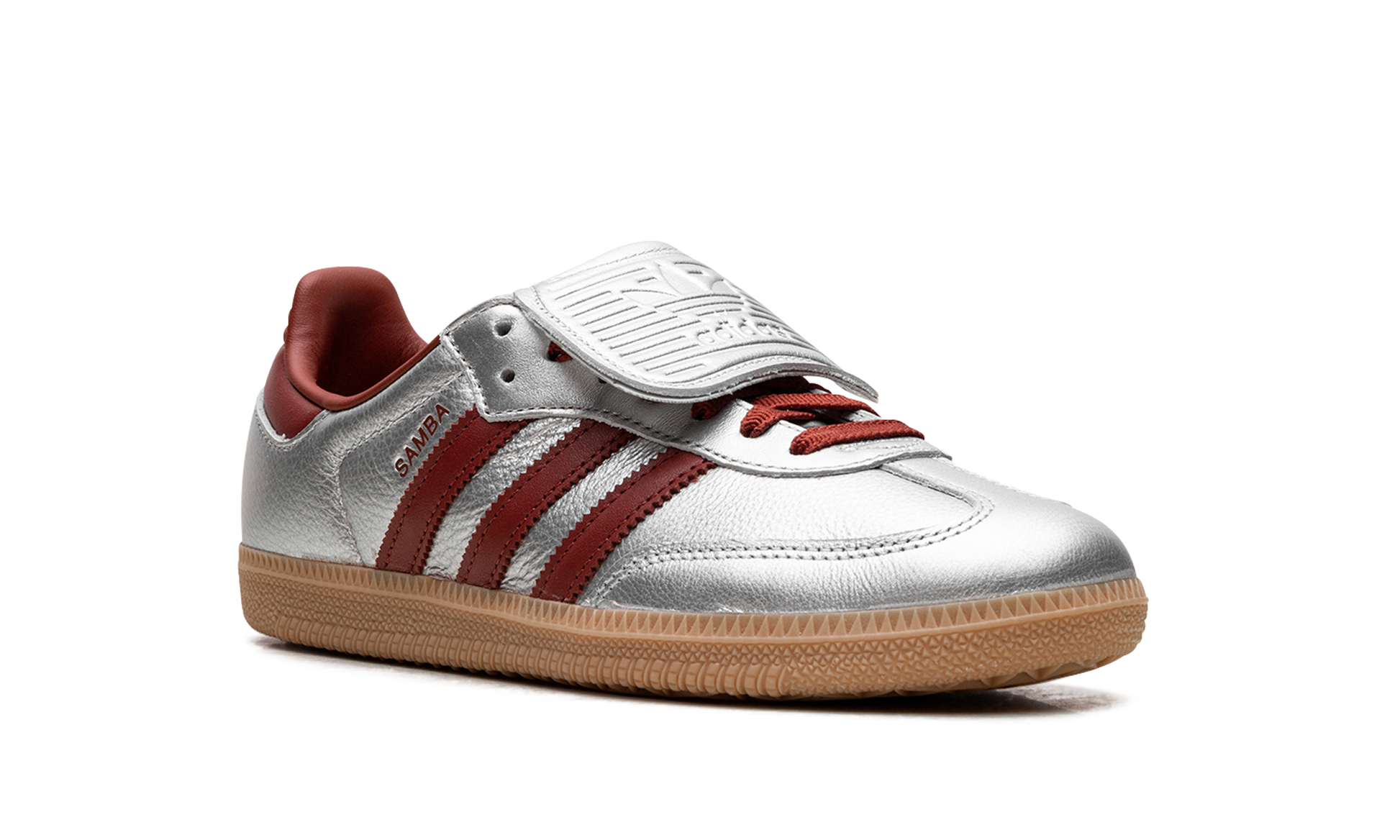 Samba LT Women "Silver metallic ruby gum" JH5707
