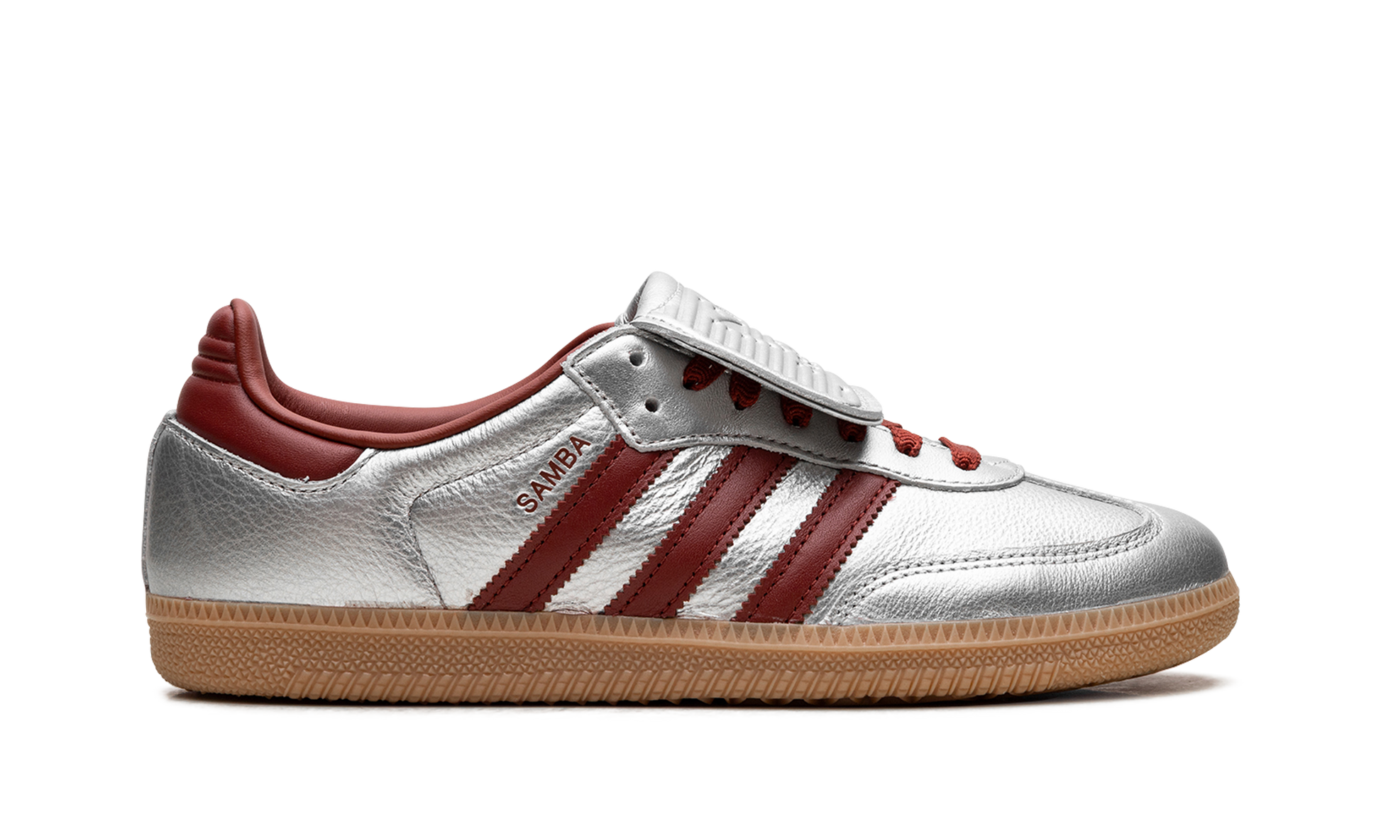 Samba LT Women "Silver metallic ruby gum" JH5707