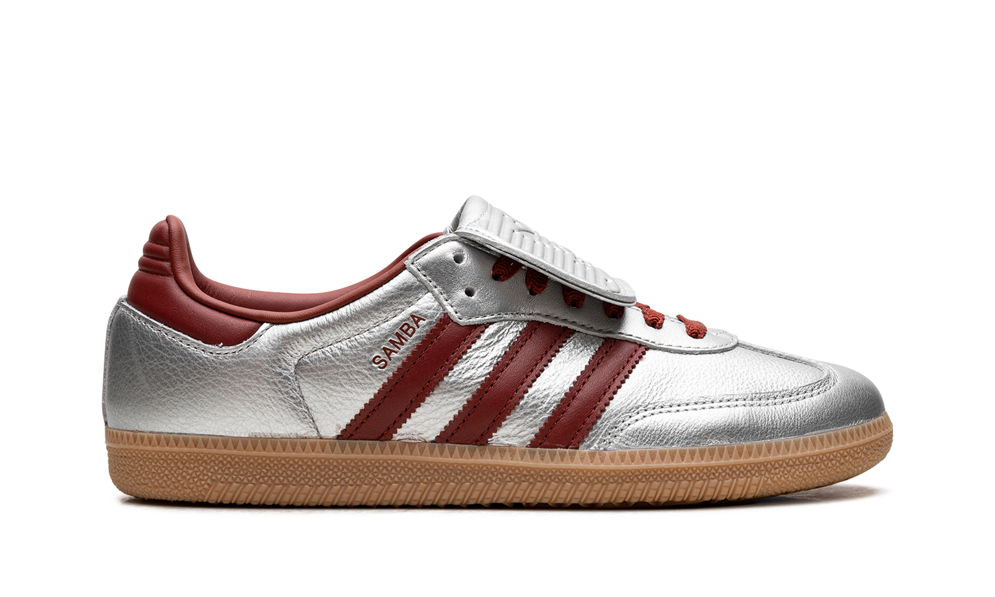 Samba LT Women "Silver metallic ruby gum" JH5707