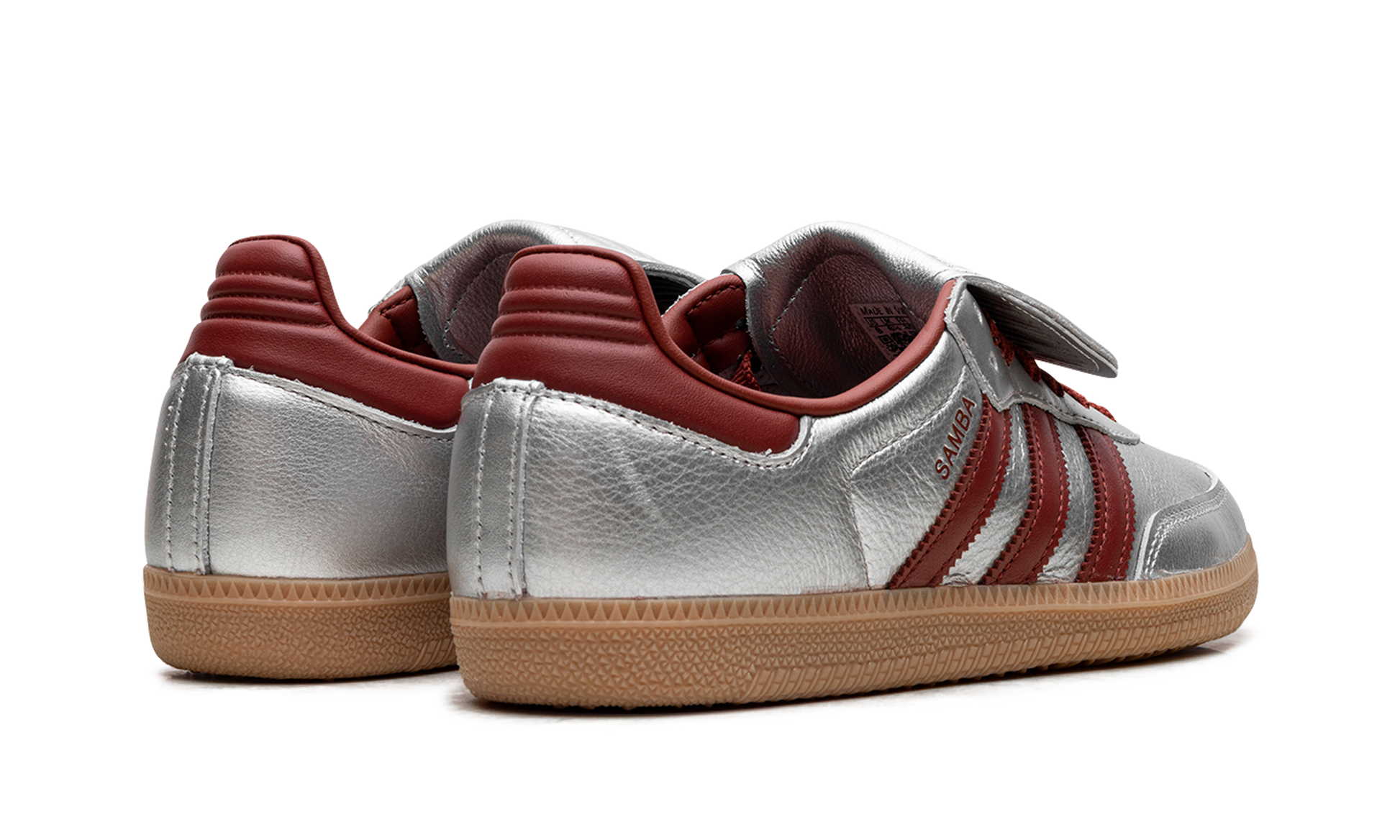 Samba LT Women "Silver metallic ruby gum" JH5707
