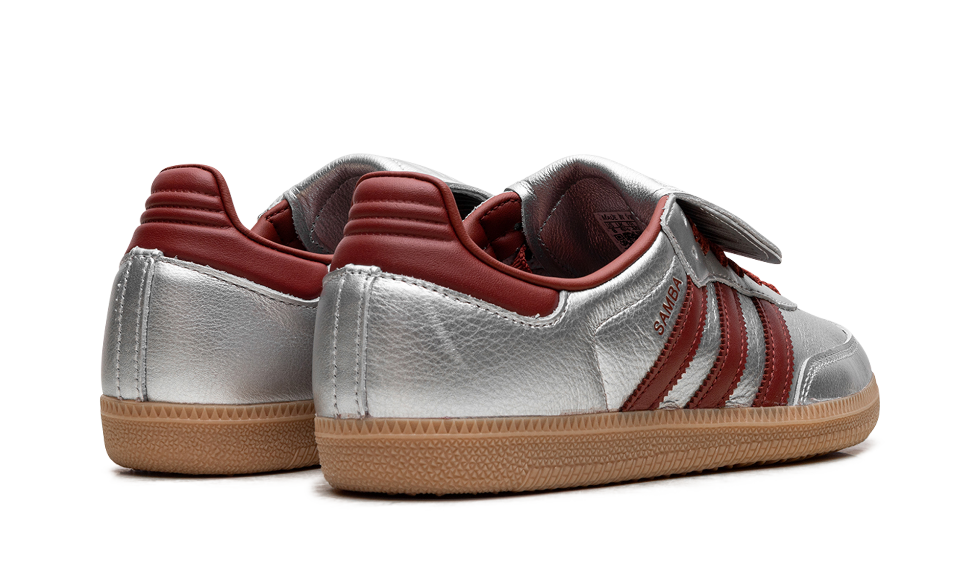 Samba LT Women "Silver metallic ruby gum" JH5707