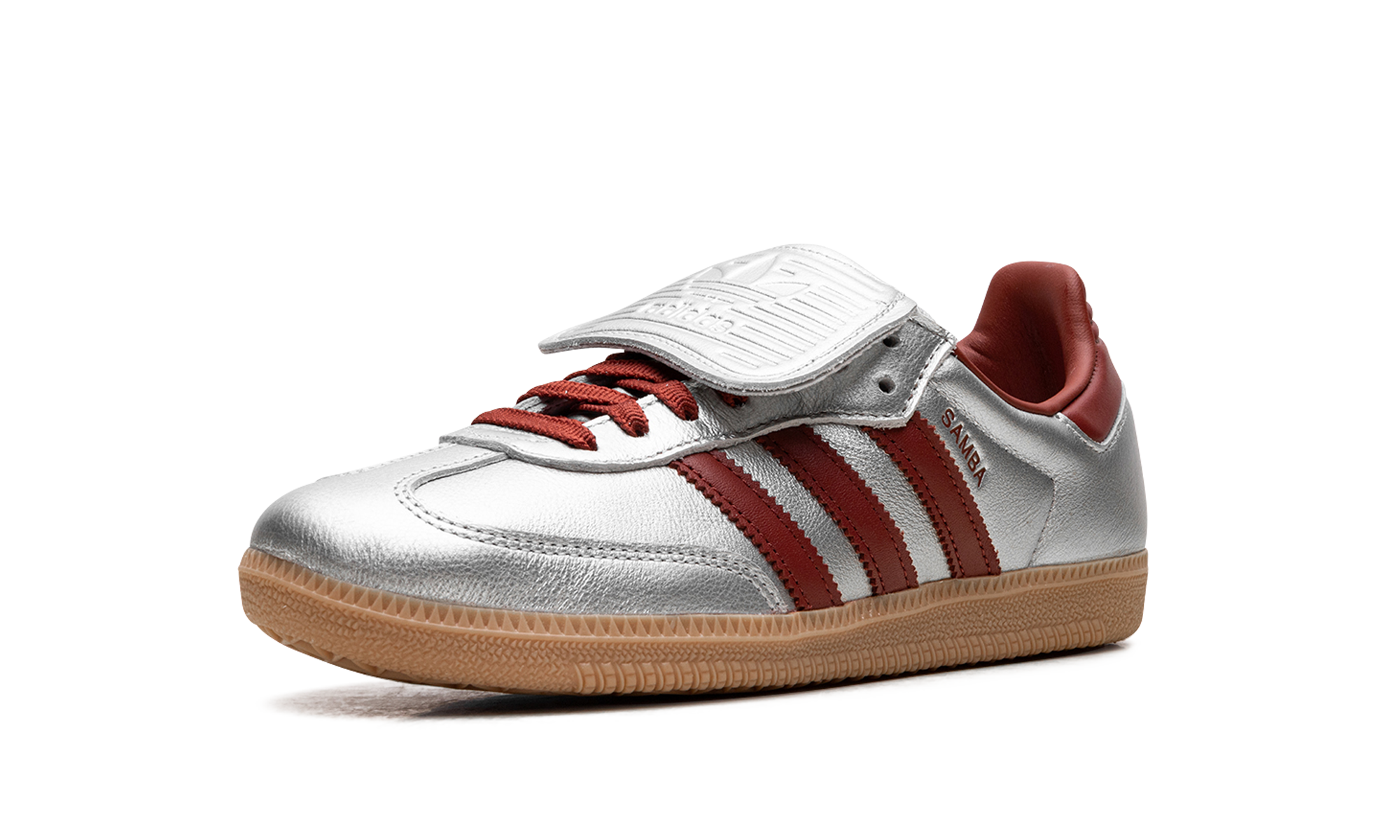 Samba LT Women "Silver metallic ruby gum" JH5707