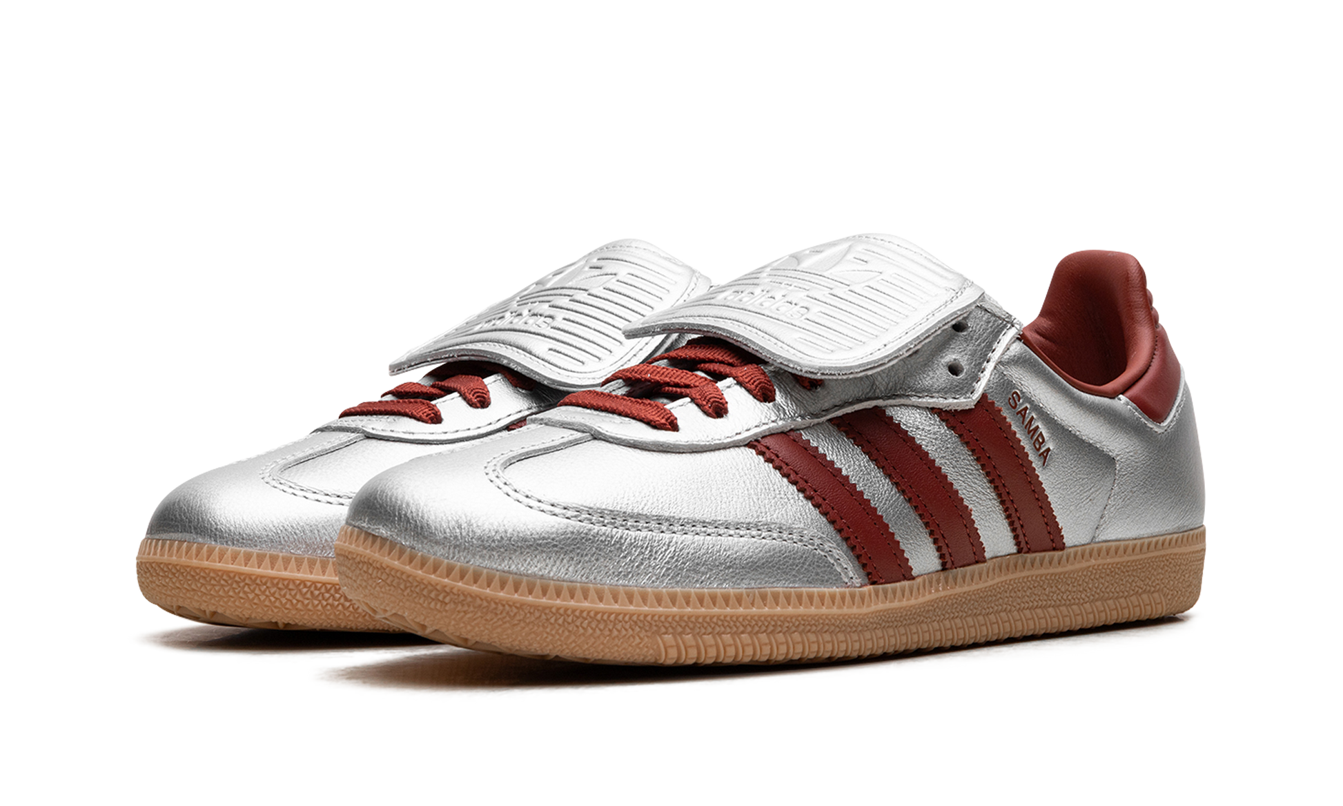 Samba LT Women "Silver metallic ruby gum" JH5707