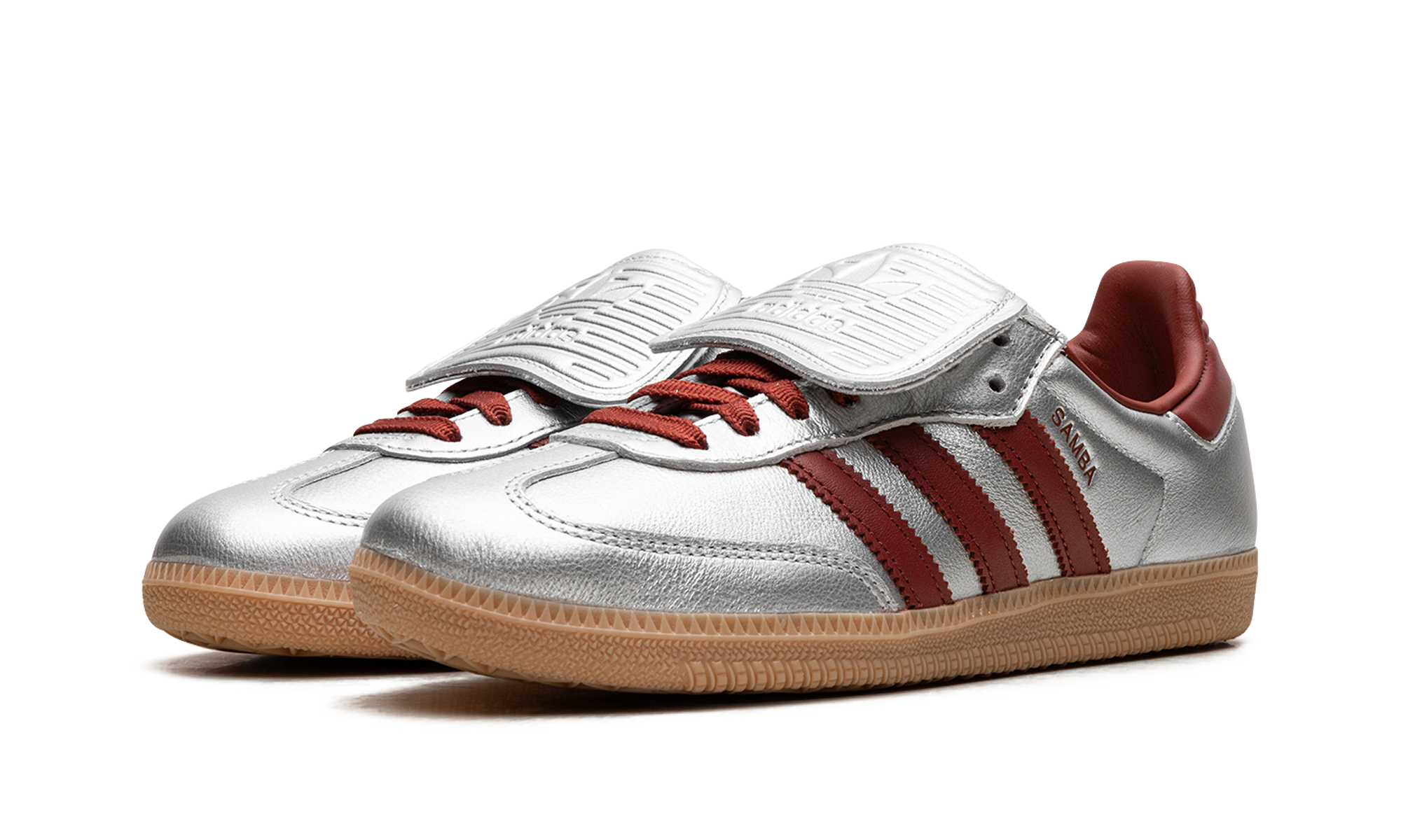 Samba LT Women "Silver metallic ruby gum" JH5707