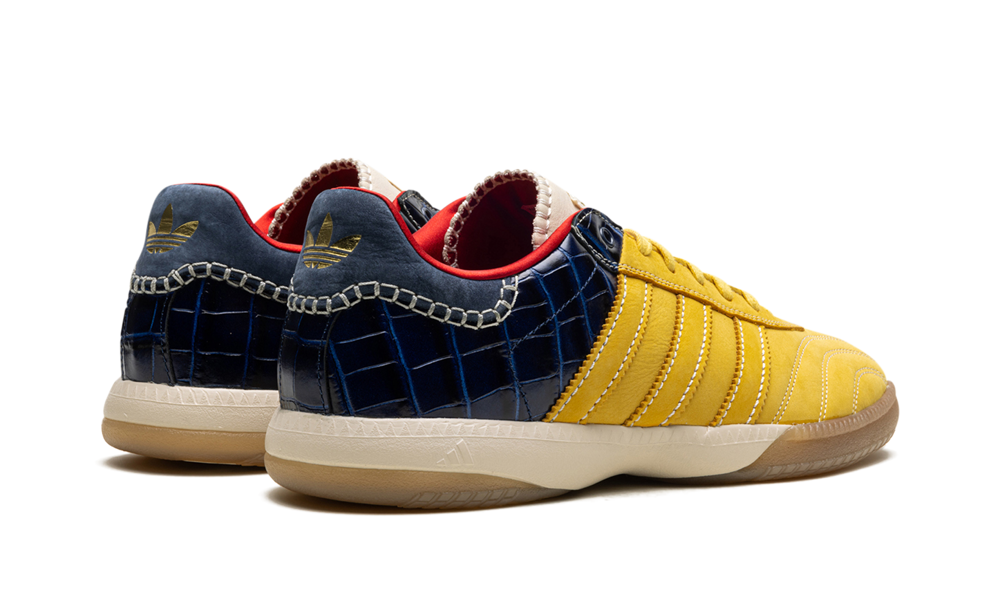 Samba Millenium "Wales bonner - fade gold / navy croc" IH8407