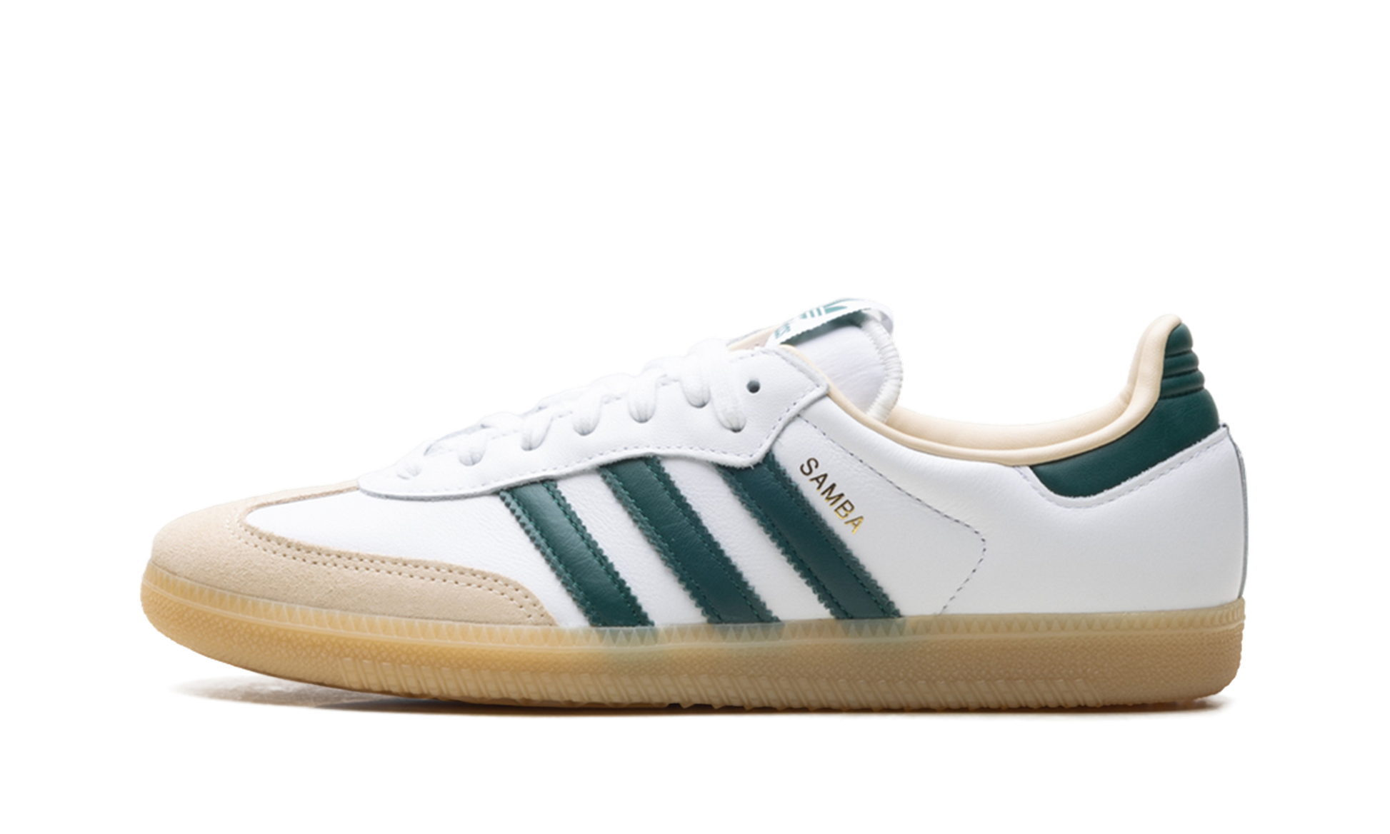 Samba OG "Cloud white collegiate green gum" JS3831