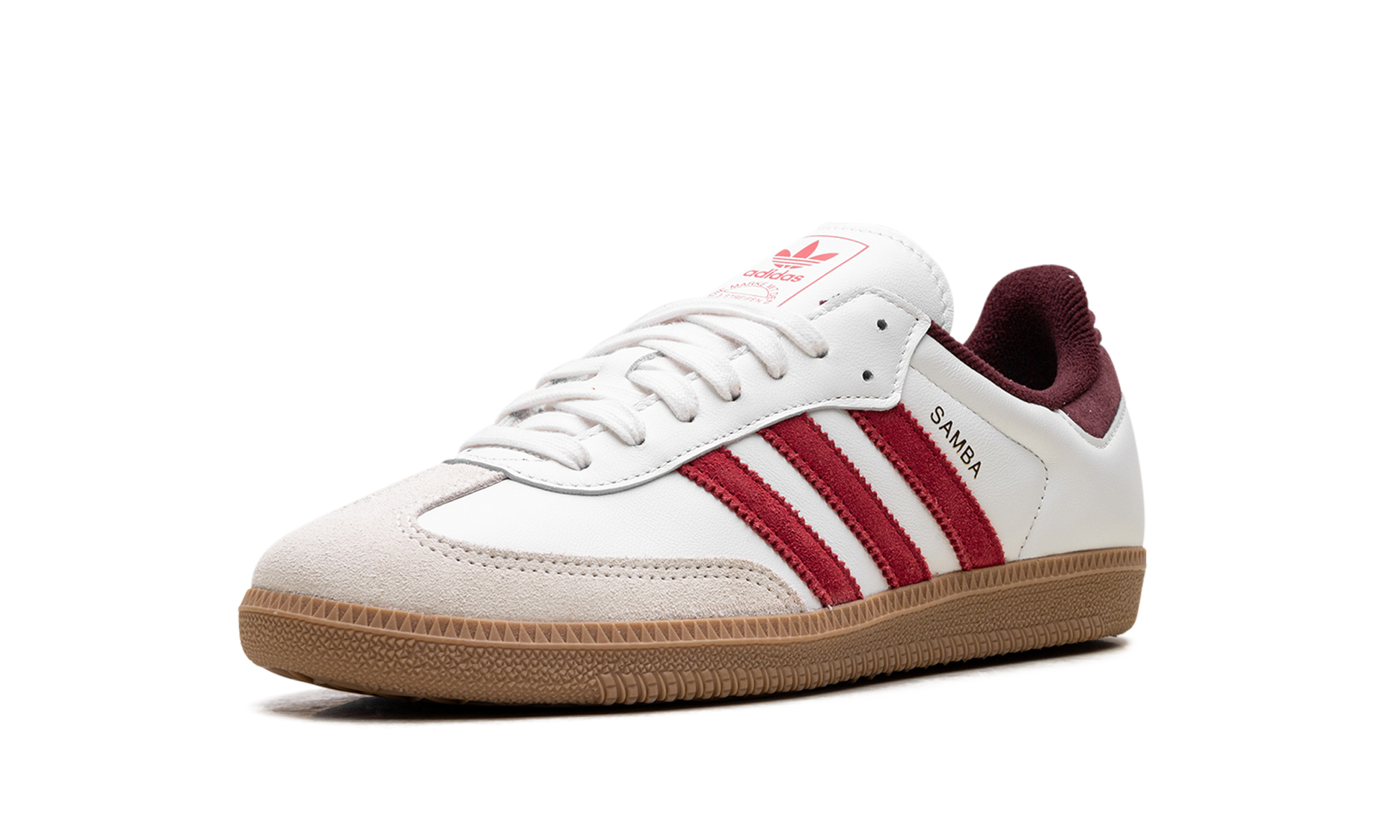 Samba OG "Core white better scarlet" JI3201
