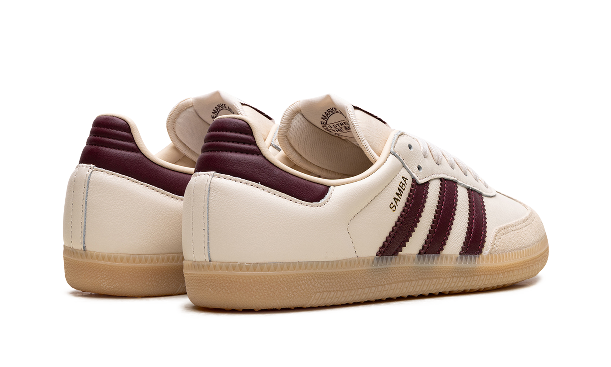 Samba OG "Cream white / burgundy" JS3830