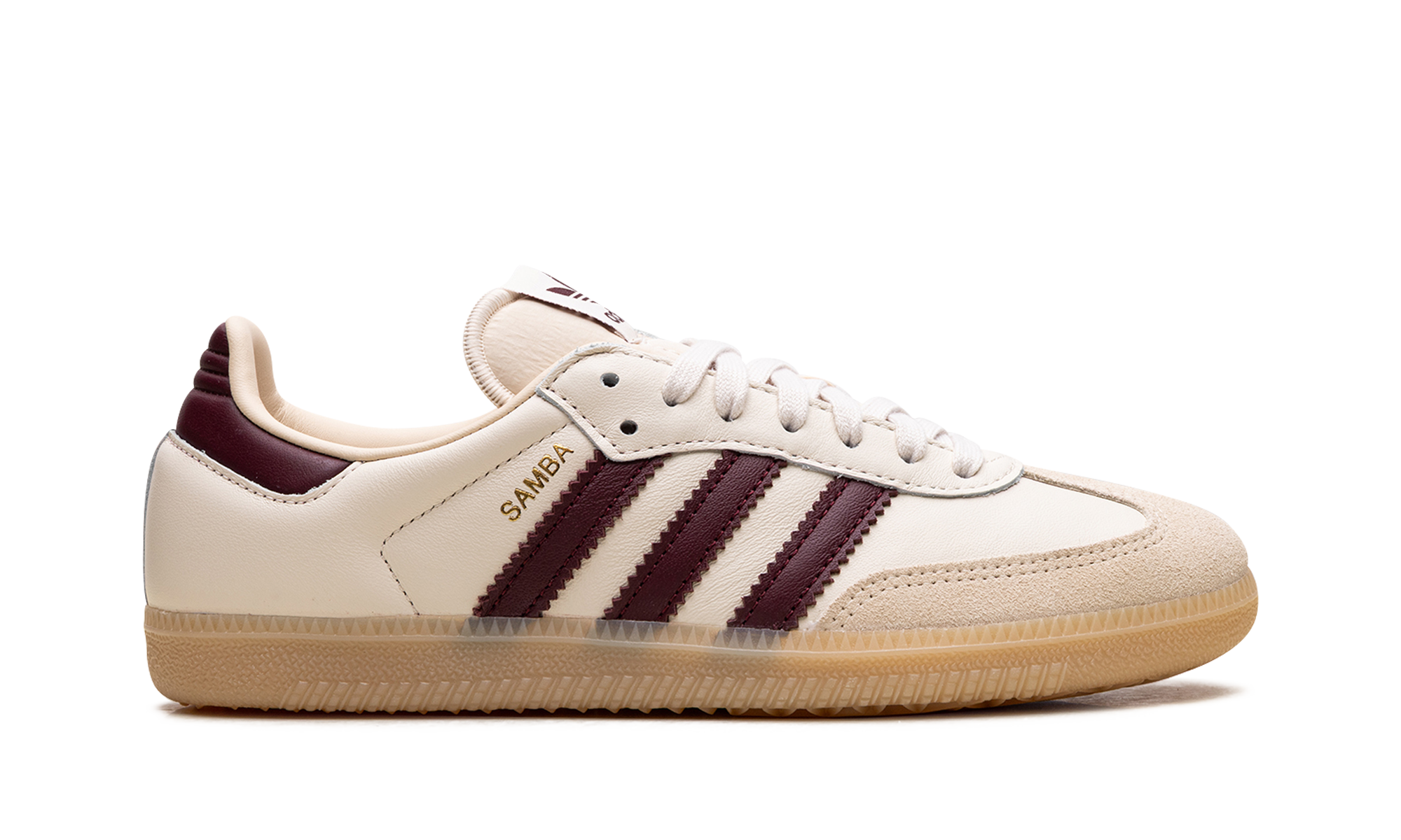 Samba OG "Cream white / burgundy" JS3830