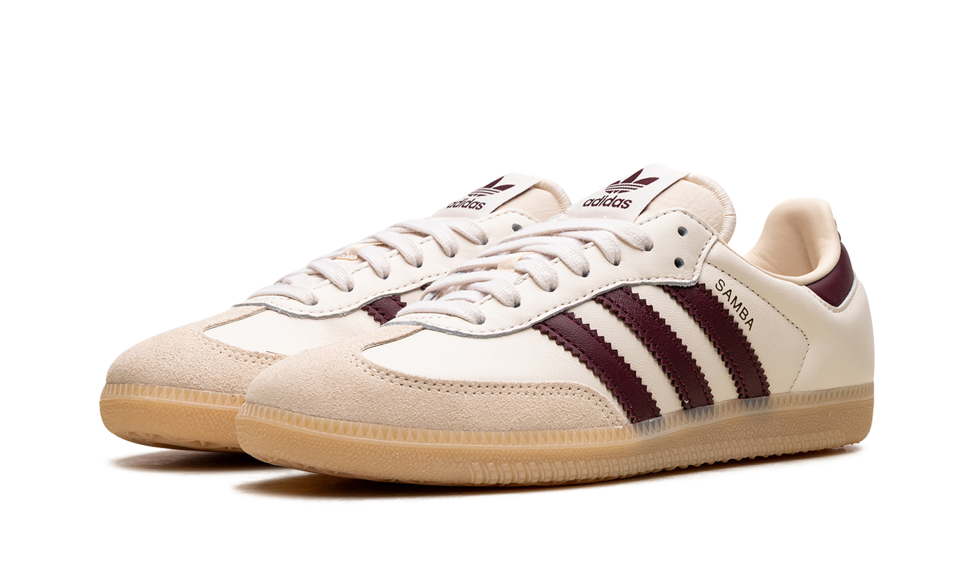 Samba OG "Cream white / burgundy" JS3830