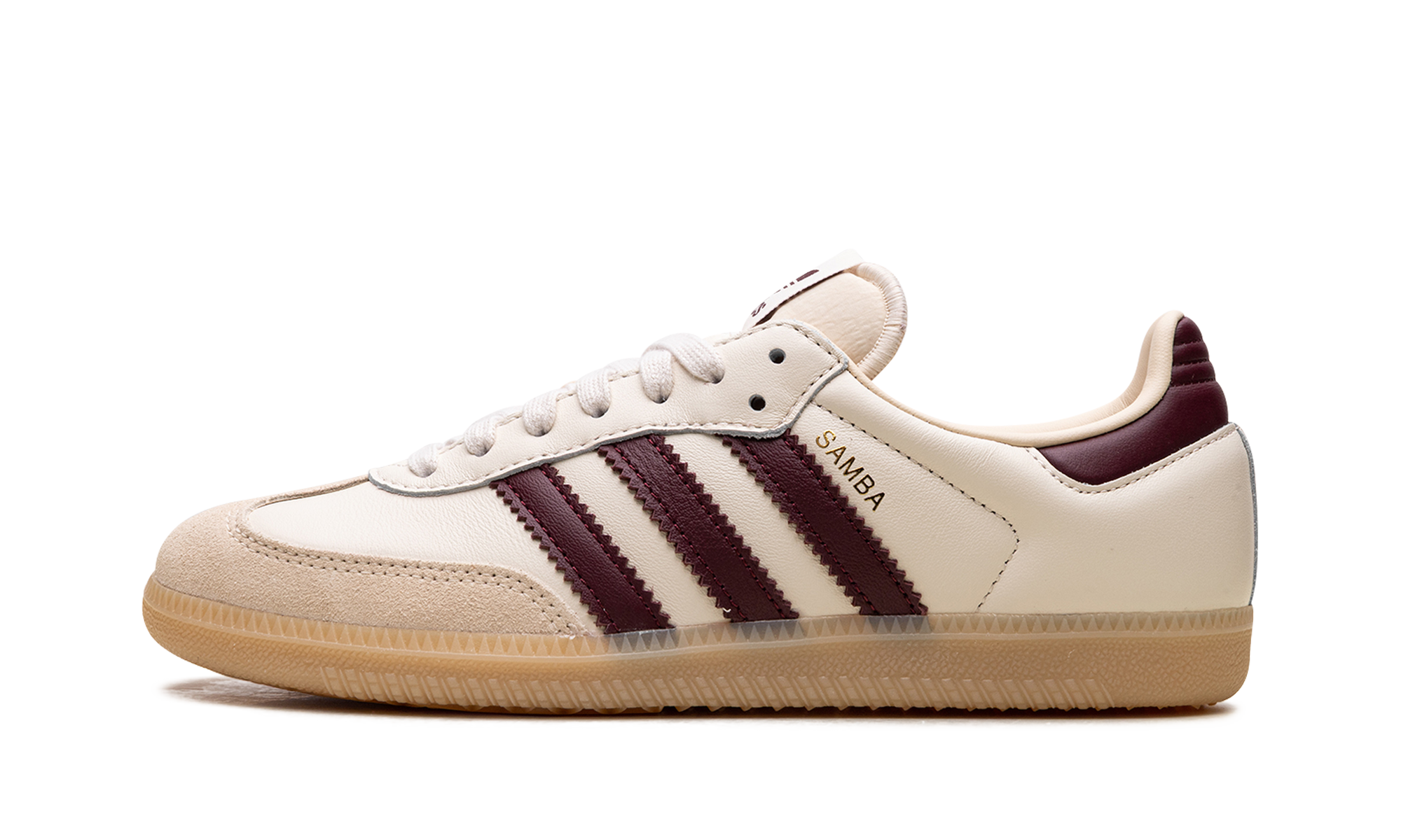 Samba OG "Cream white / burgundy" JS3830