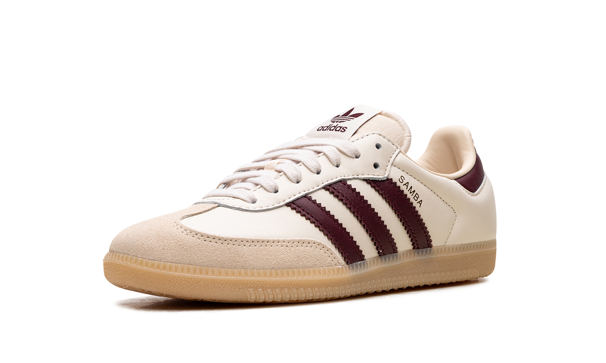 Samba OG "Cream white / burgundy" JS3830