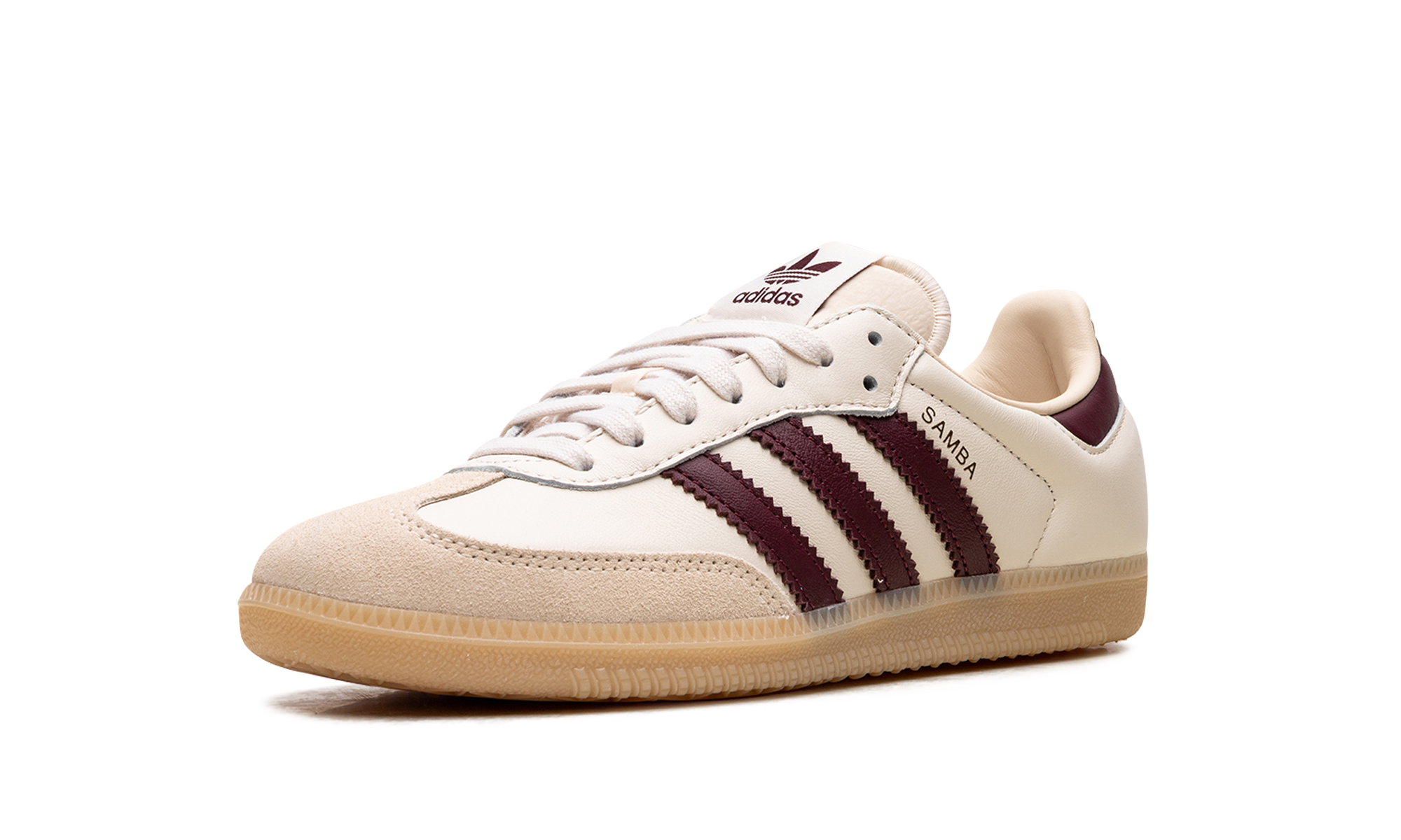 Samba OG "Cream white / burgundy" JS3830