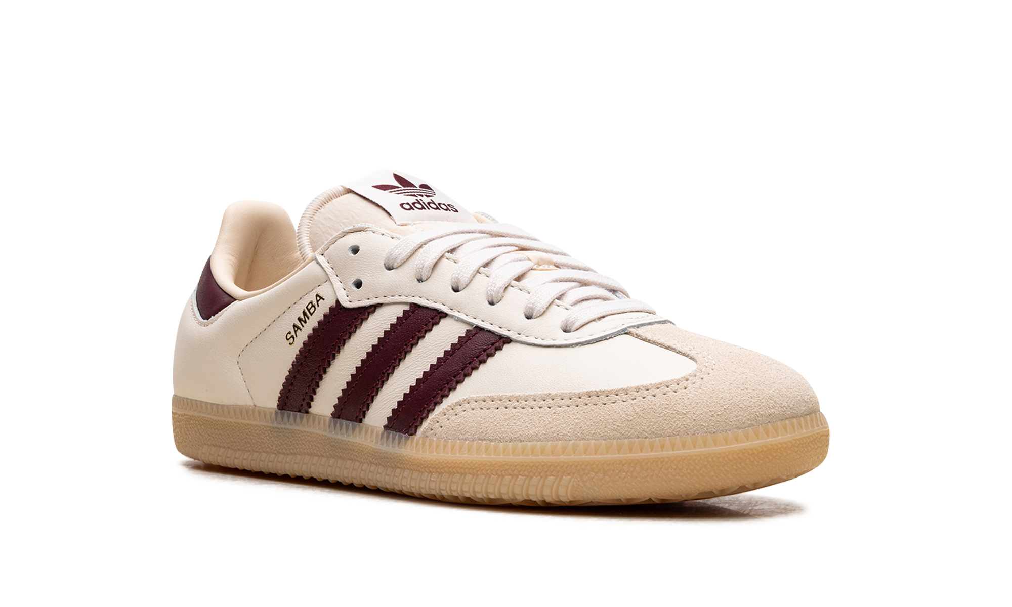Samba OG "Cream white / burgundy" JS3830