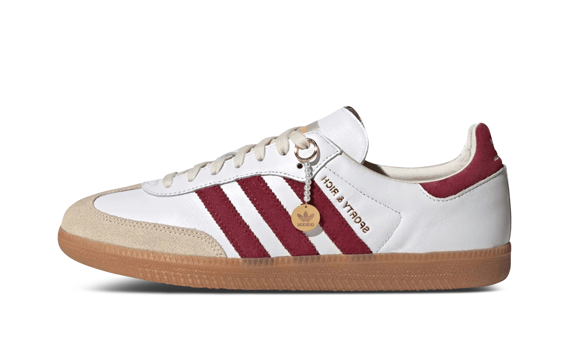 Samba OG "Sporty & rich - white core burgundy" IF5660