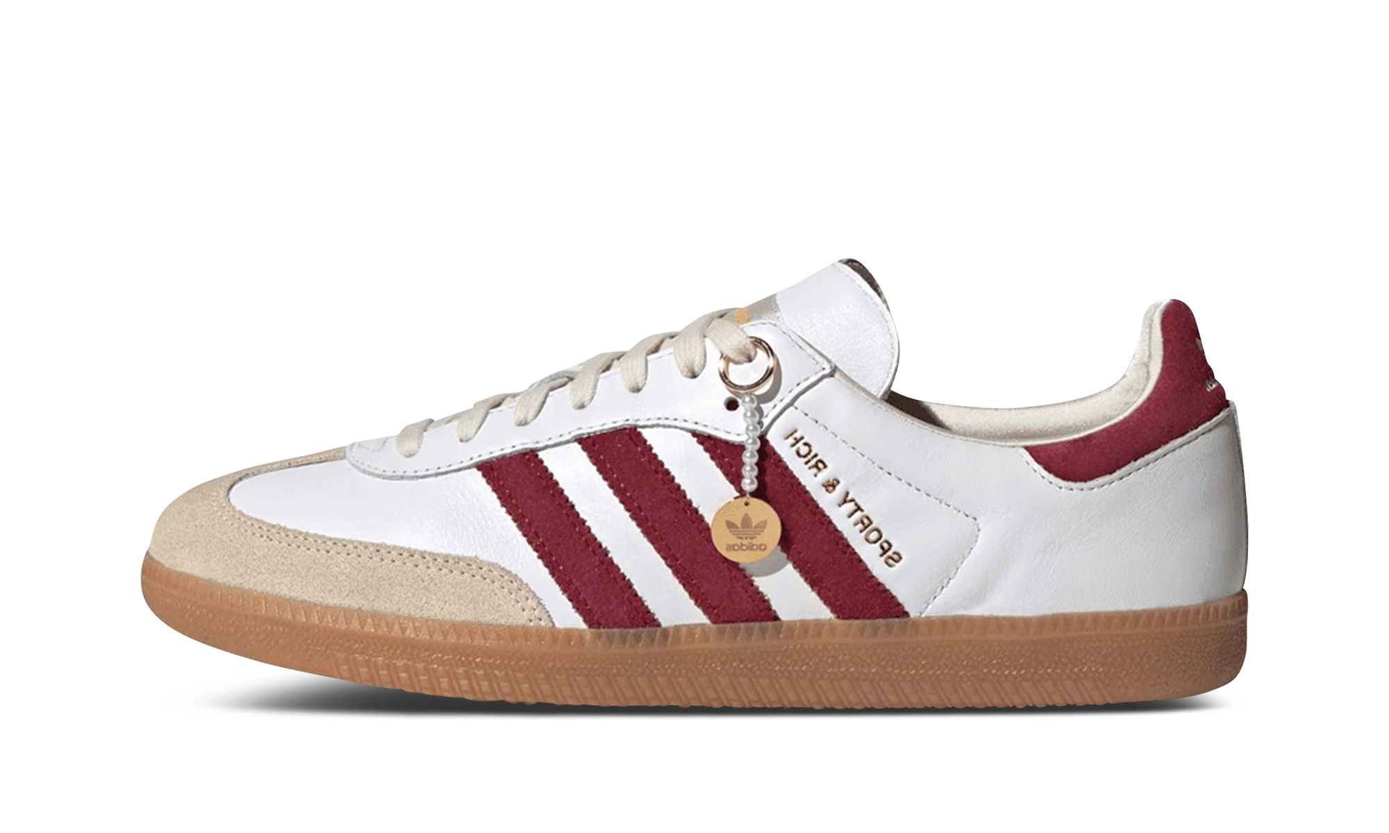 Samba OG "Sporty & rich - white core burgundy" IF5660