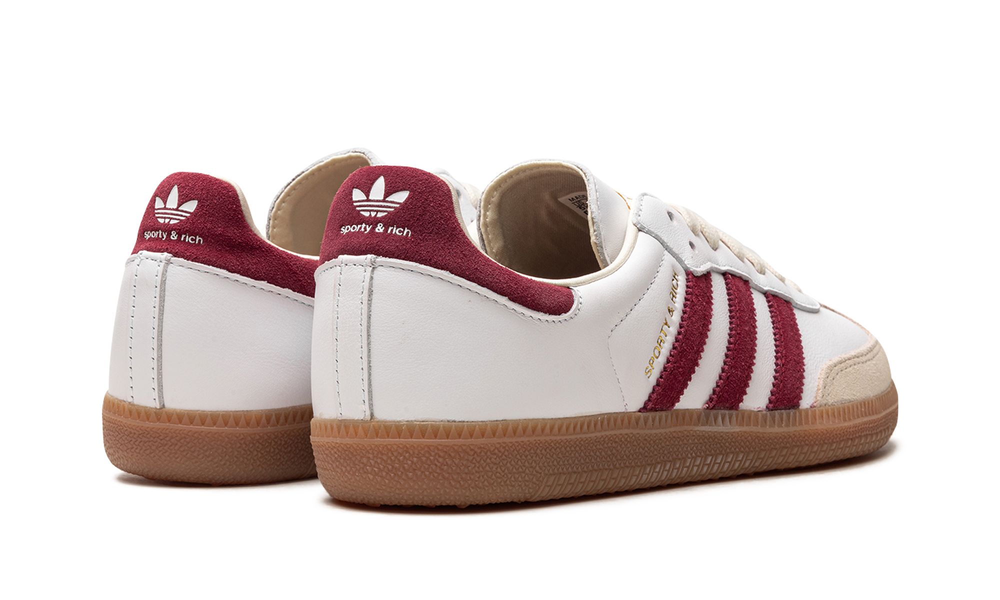 Samba OG "Sporty & rich - white core burgundy" IF5660