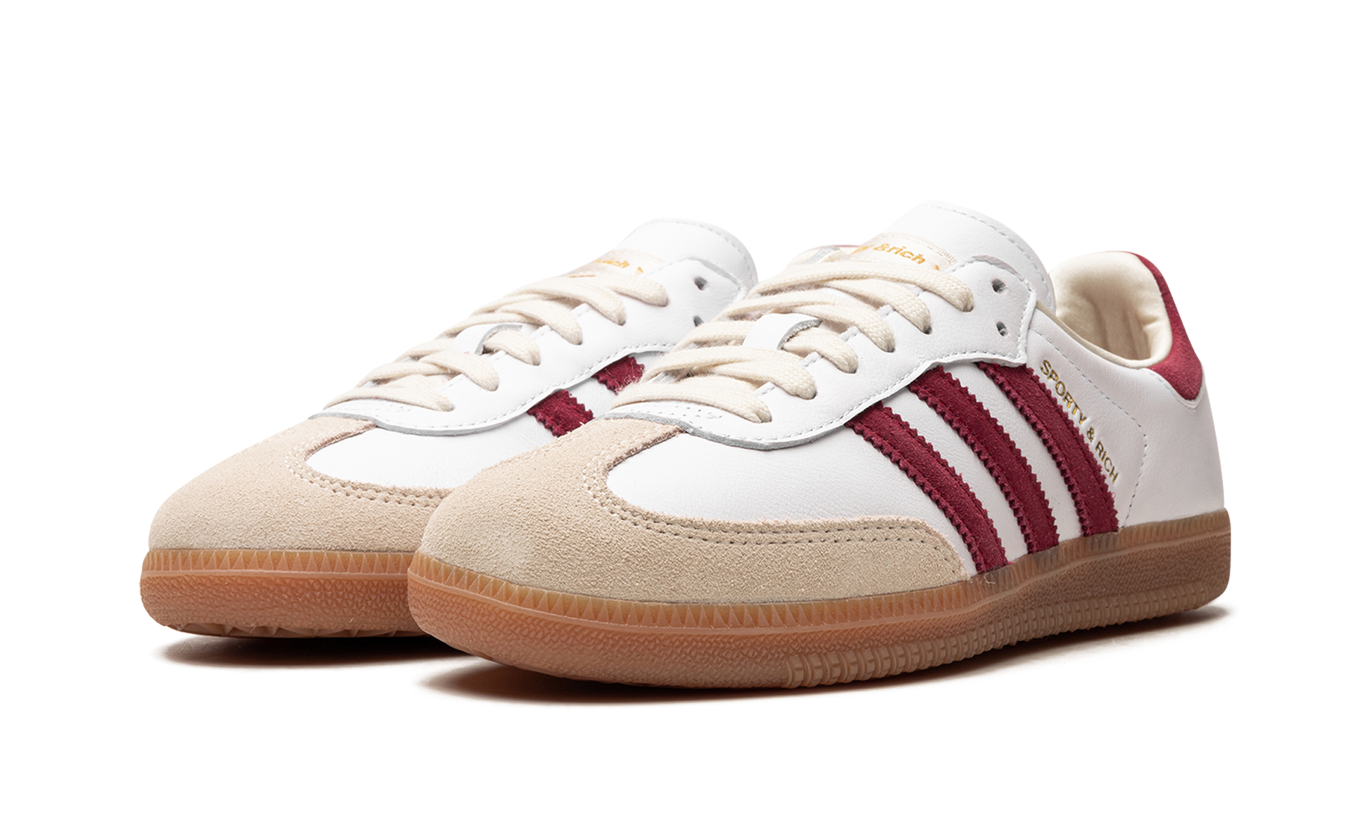 Samba OG "Sporty & rich - white core burgundy" IF5660
