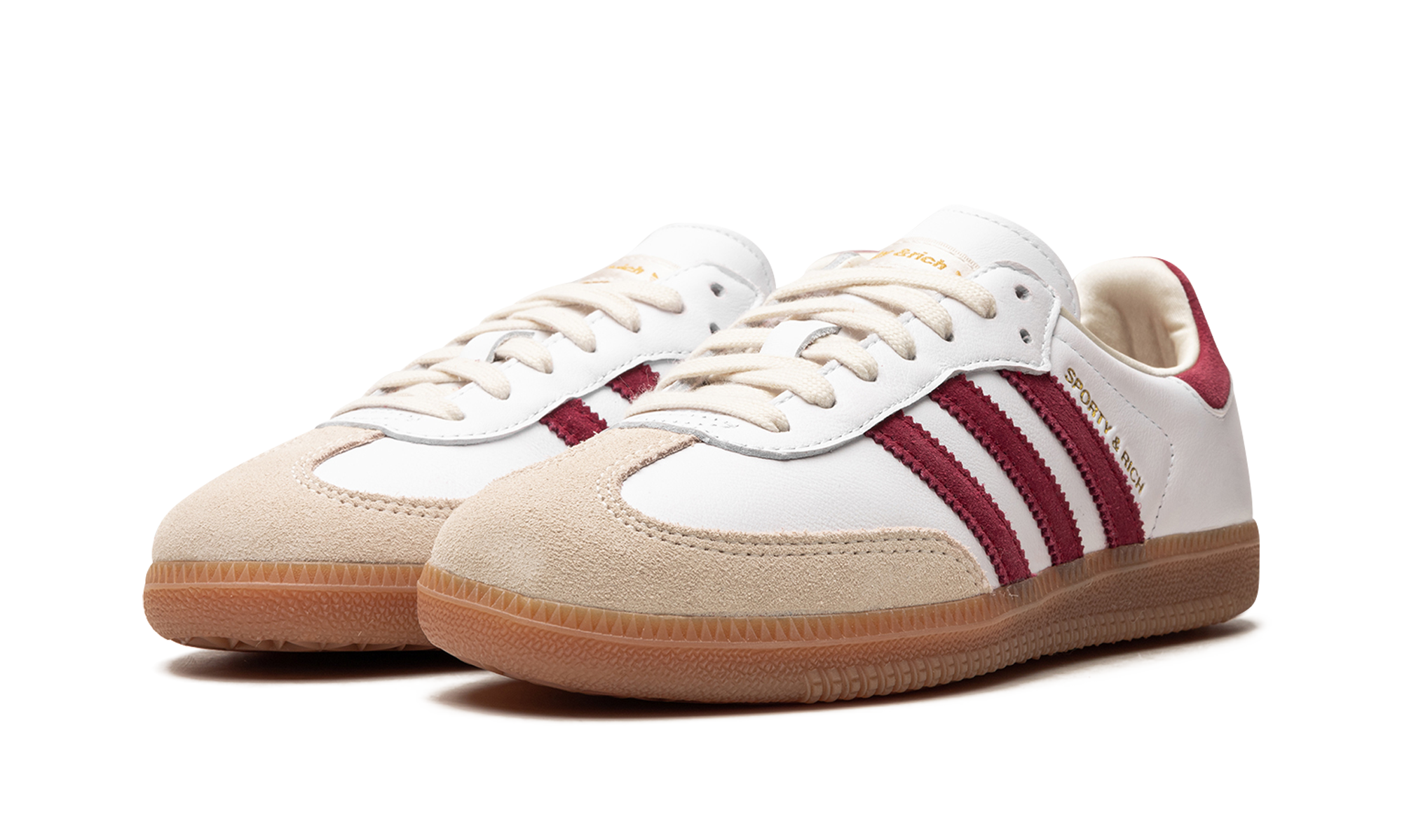 Samba OG "Sporty & rich - white core burgundy" IF5660