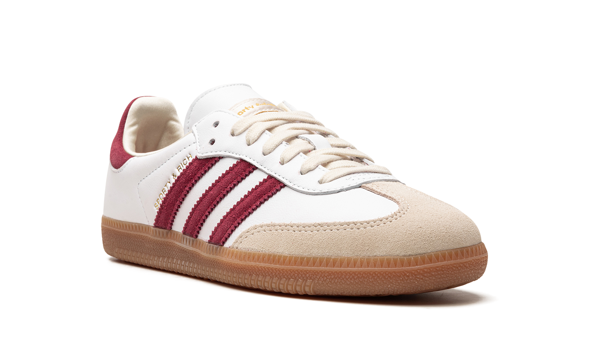 Samba OG "Sporty & rich - white core burgundy" IF5660