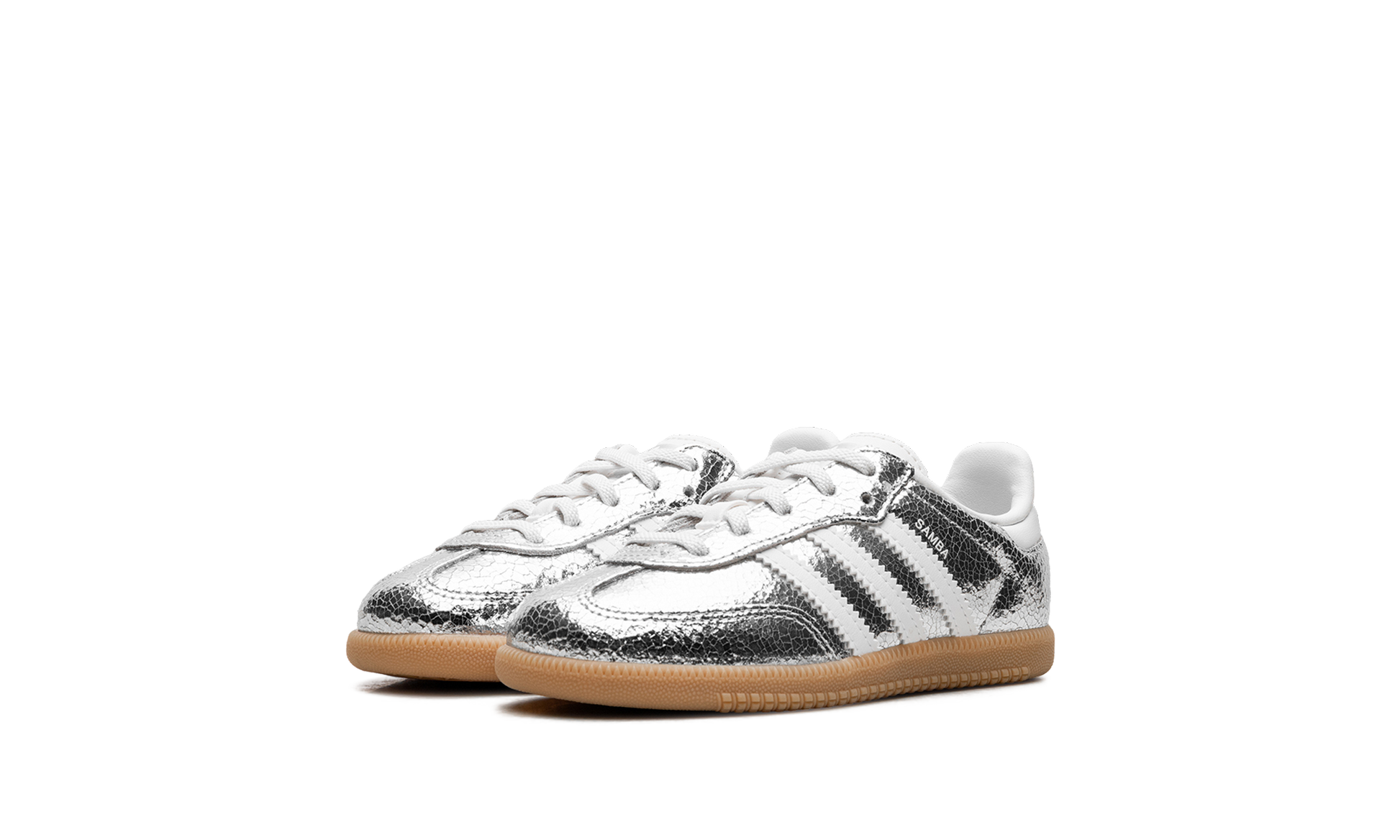 Samba OG Td "Cracked leather silver" JS2096