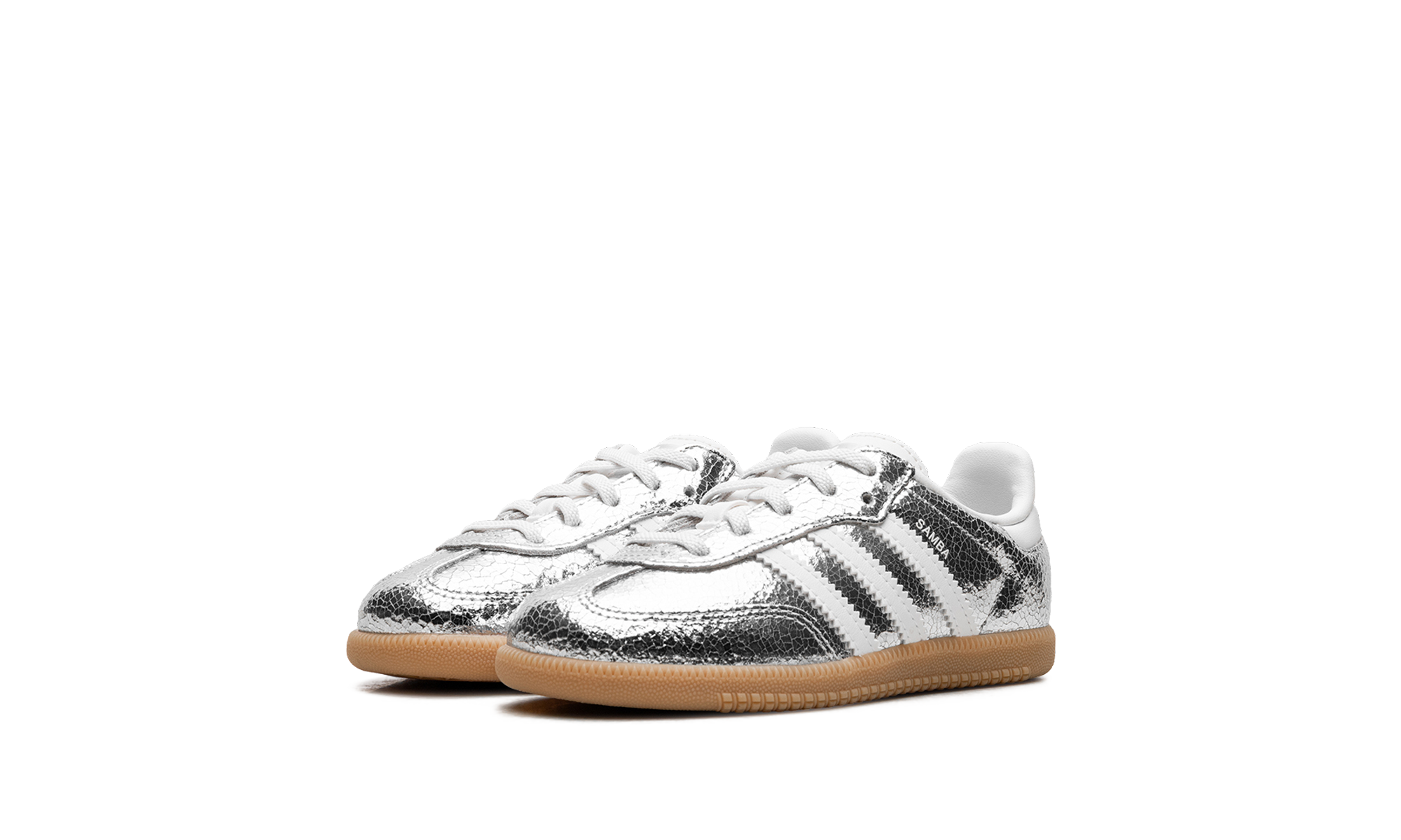 Samba OG Td "Cracked leather silver" JS2096