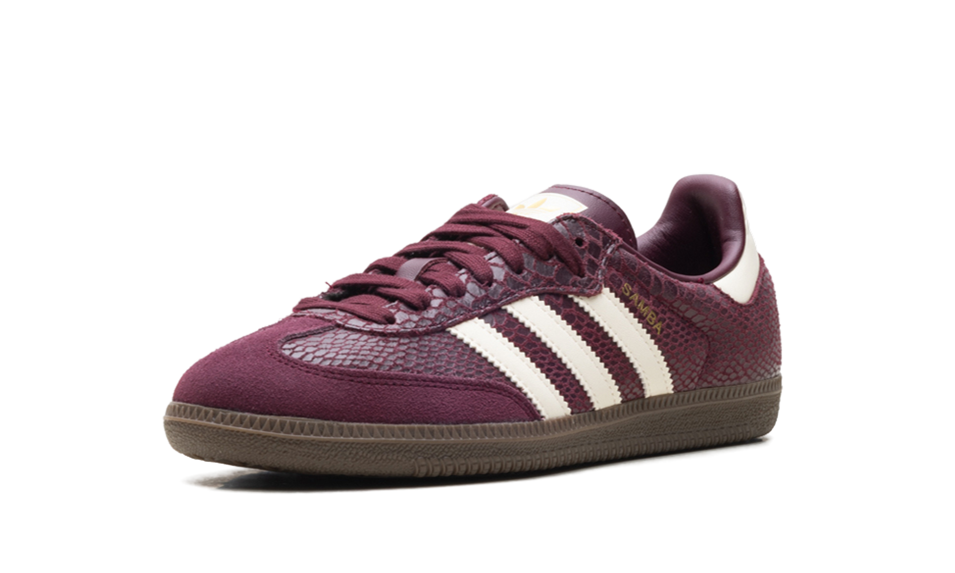 Samba OG Women "Snakeskin maroon cream white" IH3979