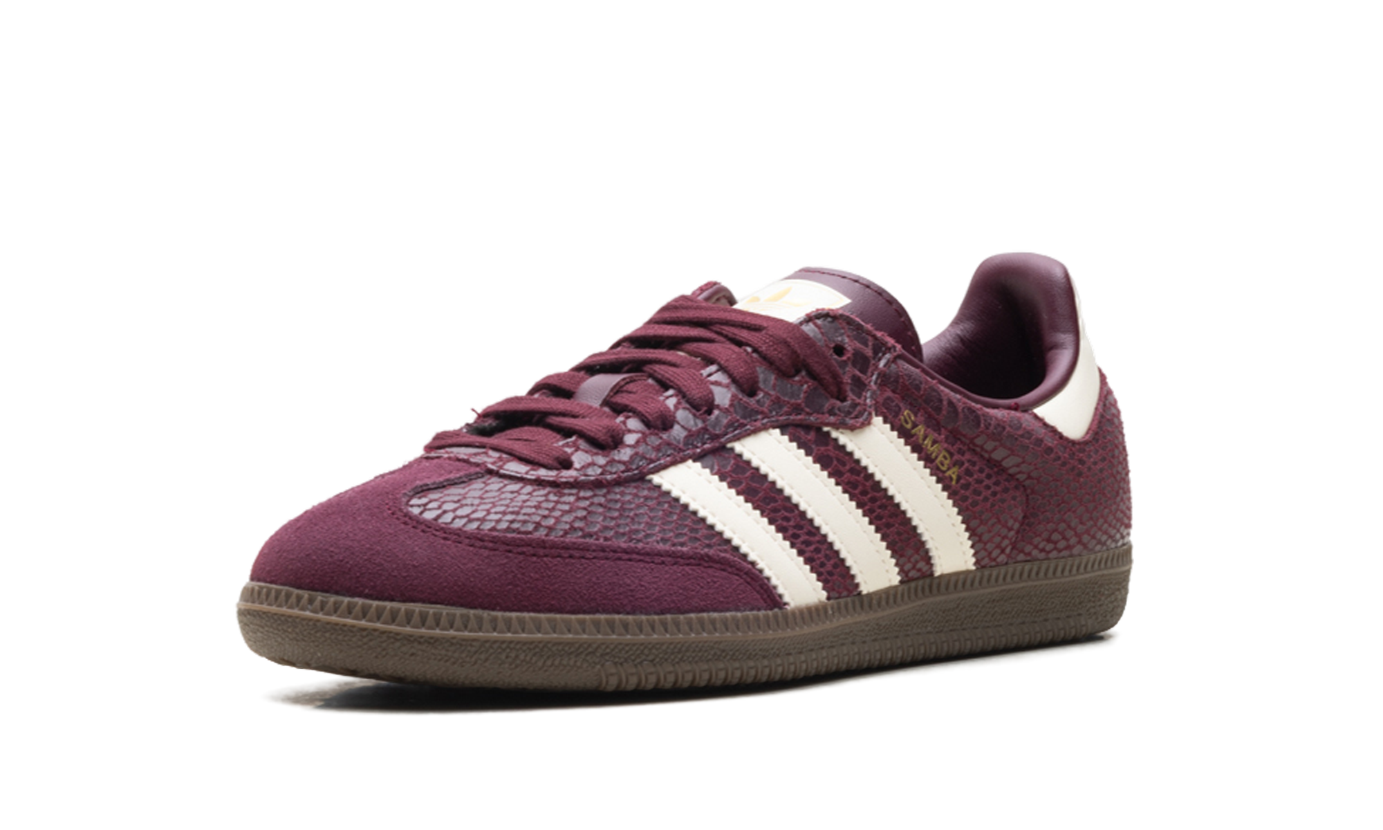 Samba OG Women "Snakeskin maroon cream white" IH3979