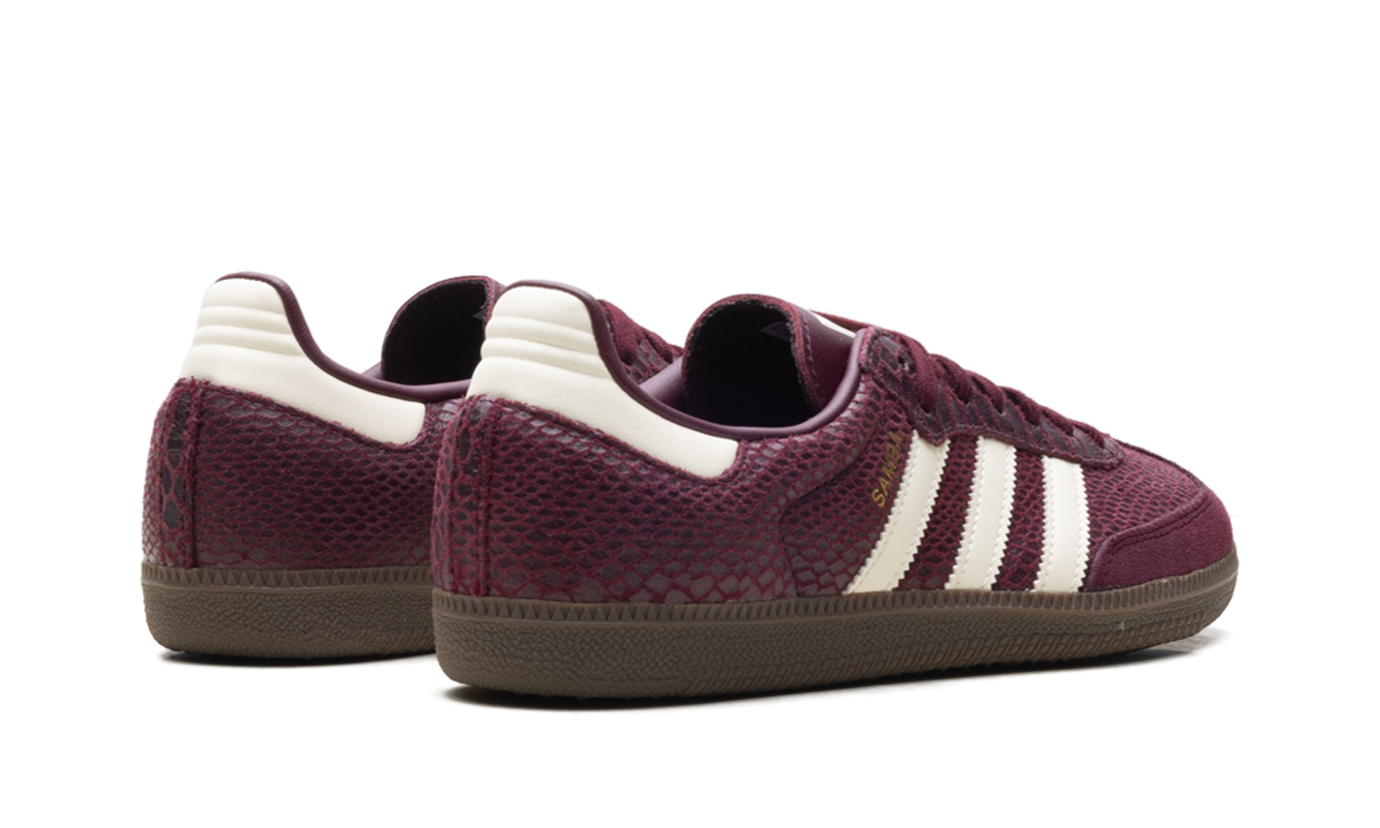 Samba OG Women "Snakeskin maroon cream white" IH3979