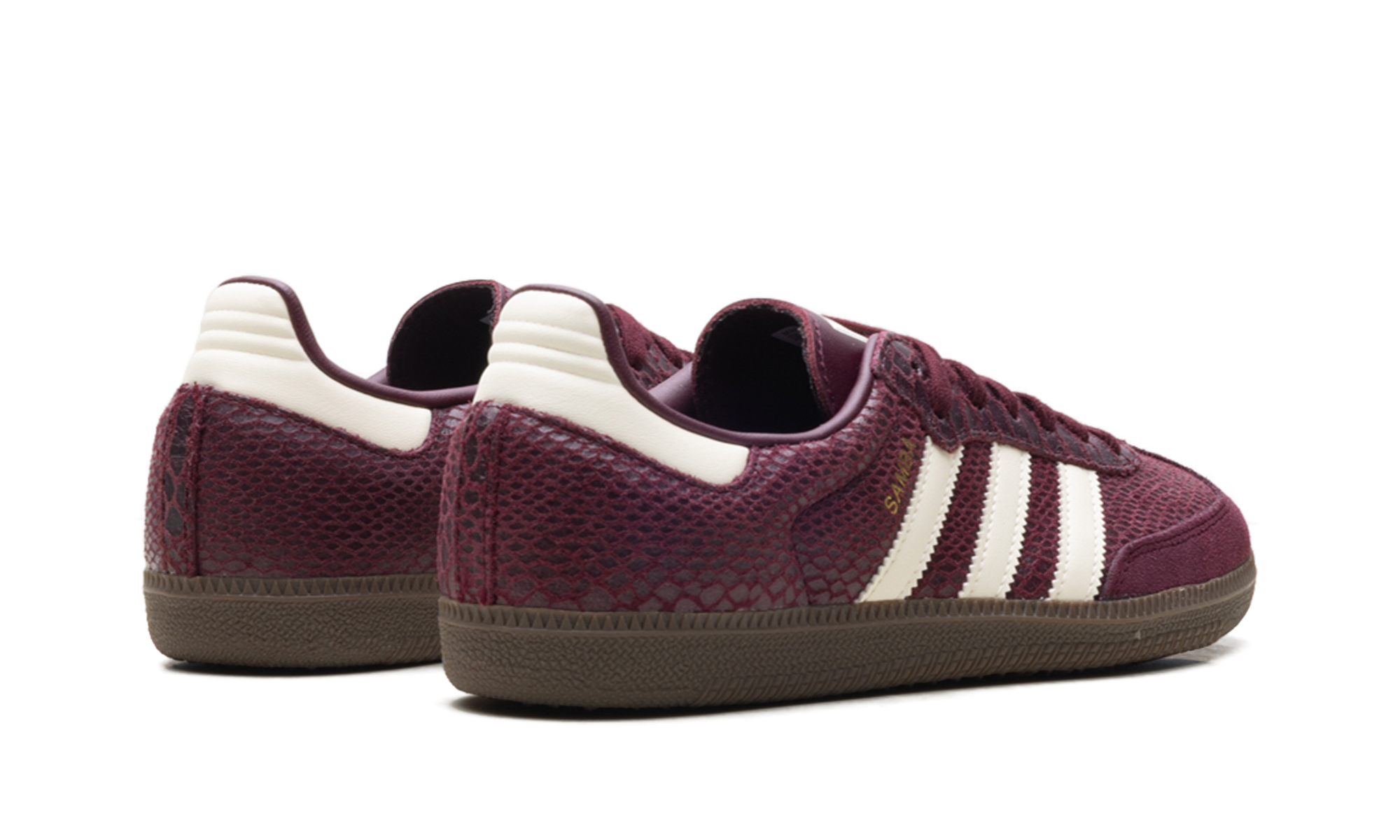 Samba OG Women "Snakeskin maroon cream white" IH3979
