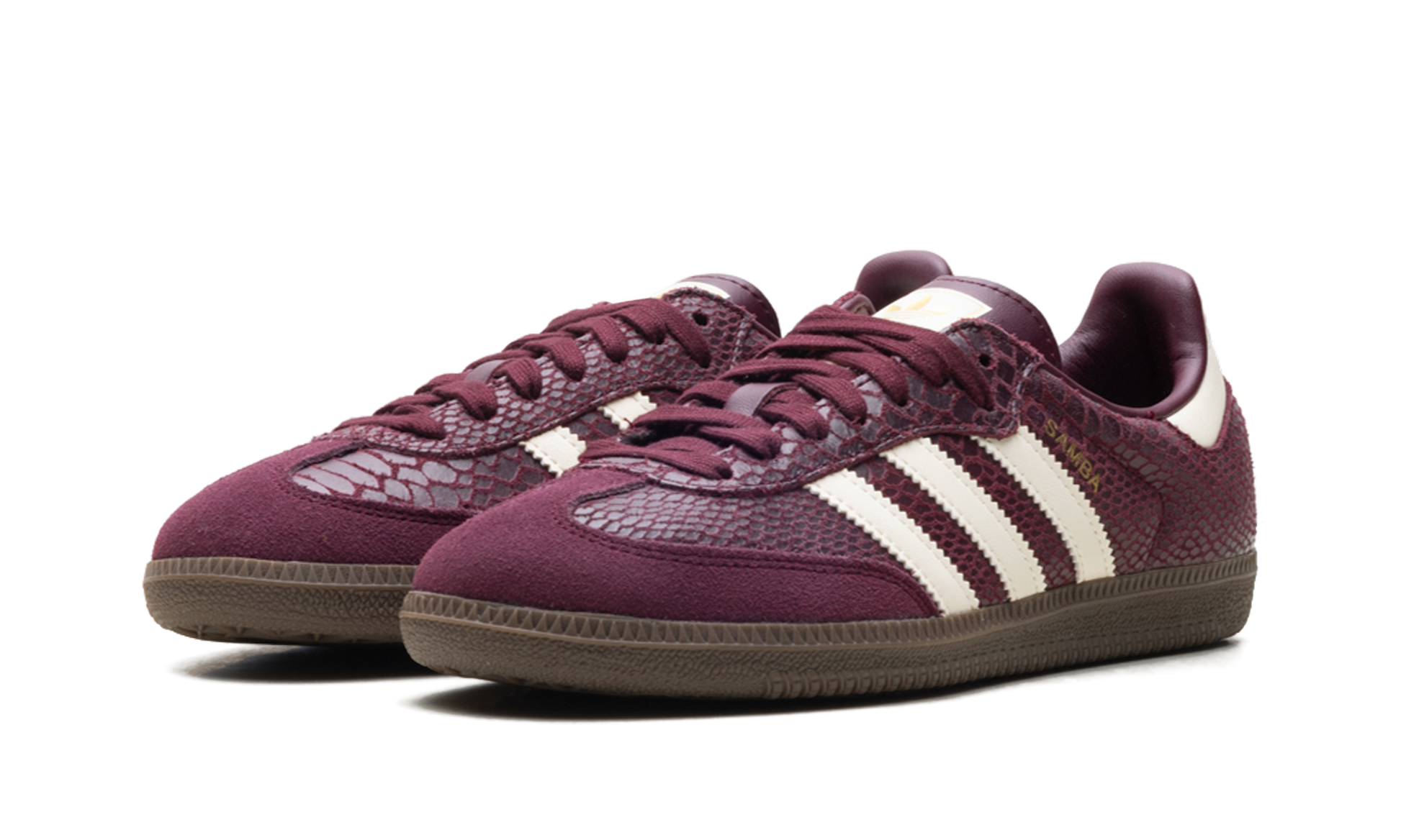 Samba OG Women "Snakeskin maroon cream white" IH3979