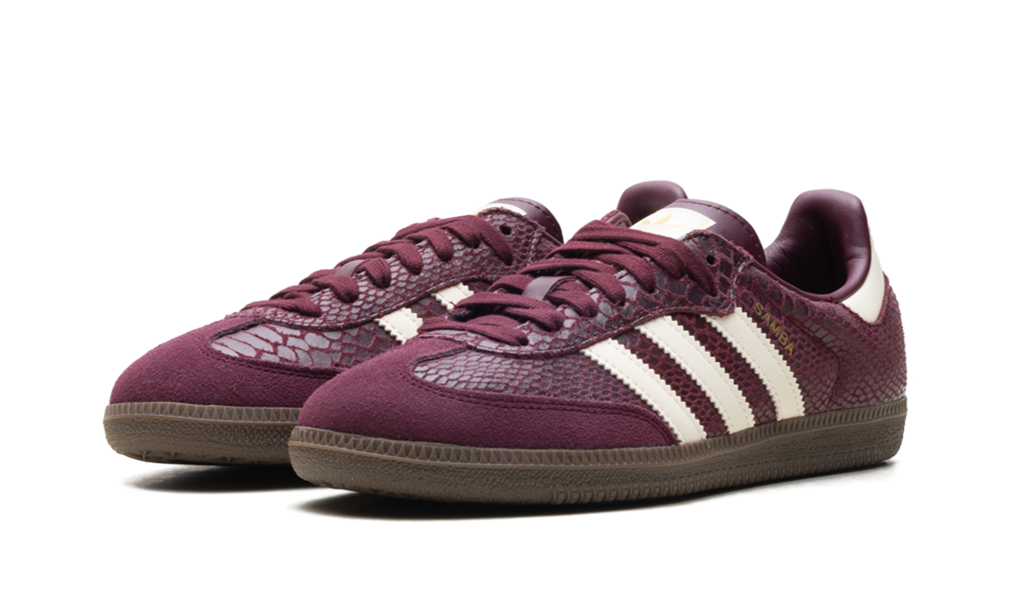 Samba OG Women "Snakeskin maroon cream white" IH3979