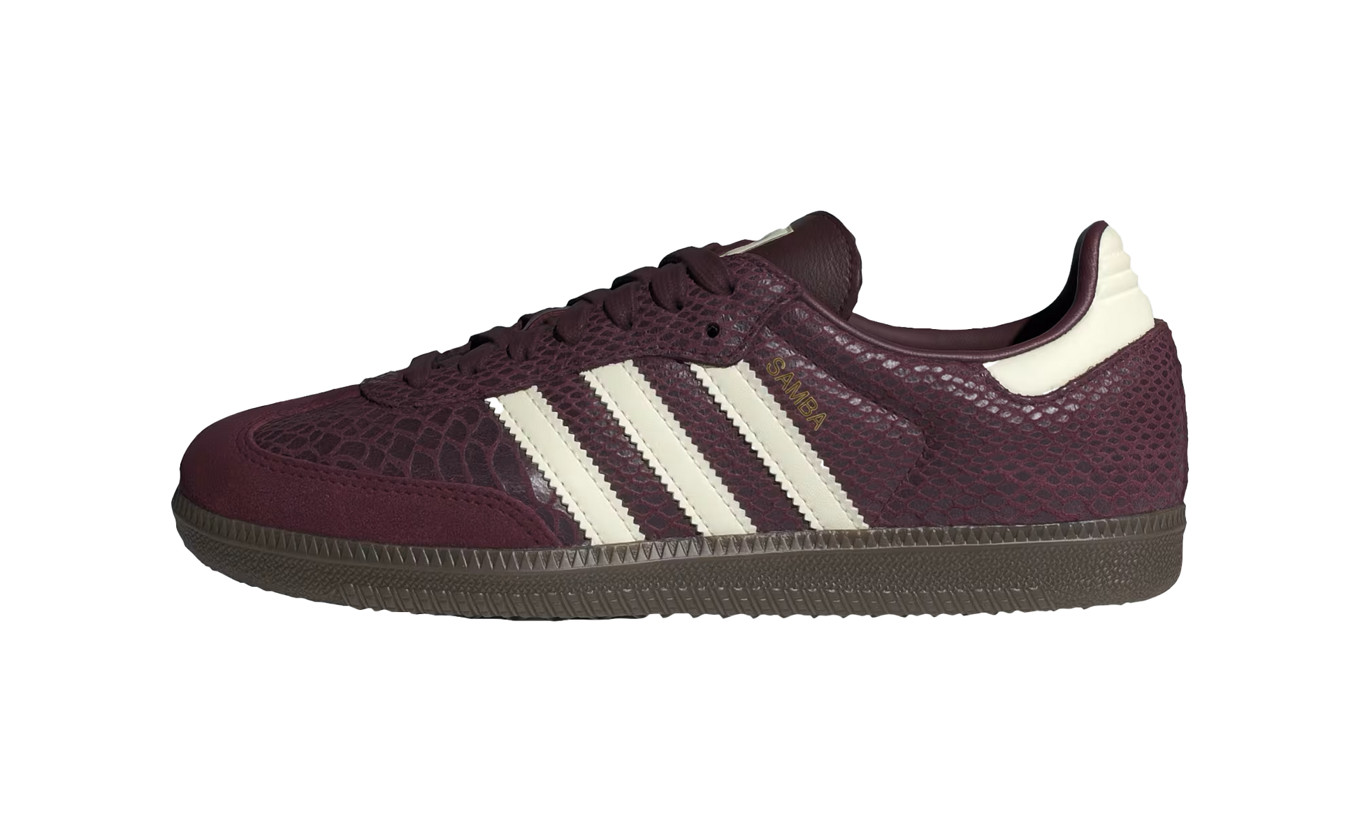 Samba OG Women "Snakeskin maroon cream white" IH3979
