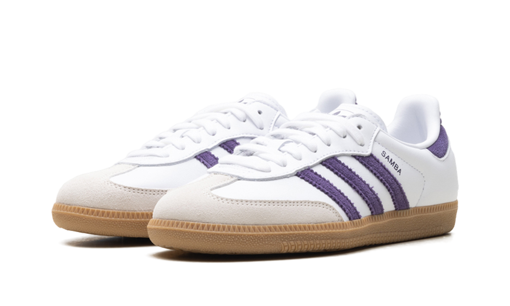 Samba OG Women "White alumina aurora plum" JS1392