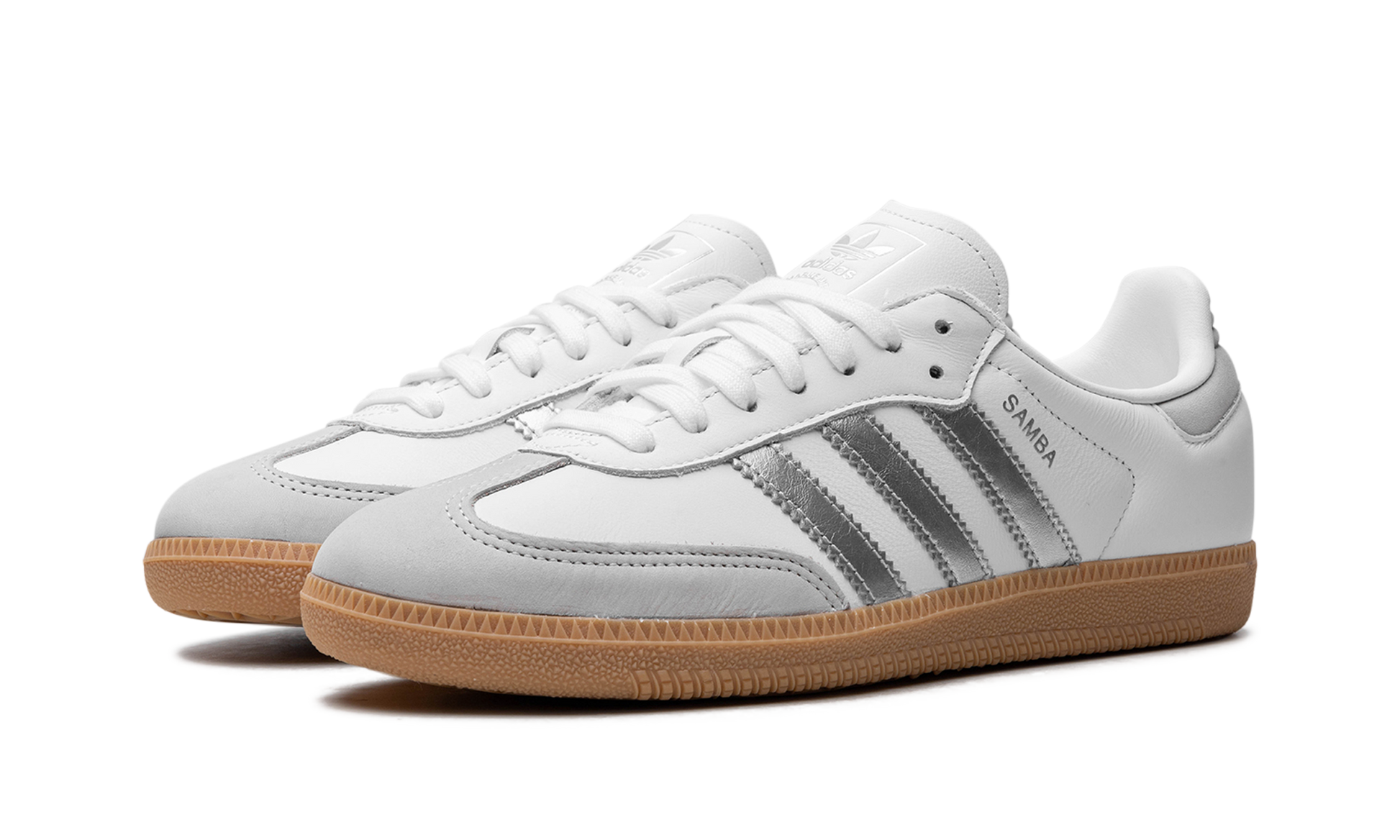 Samba OG Women "White silver metallic grey" JI2725