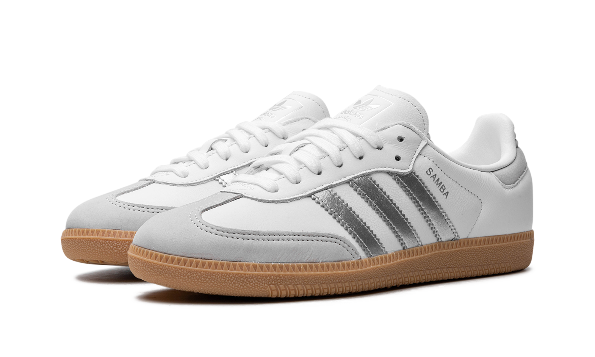 Samba OG Women "White silver metallic grey" JI2725