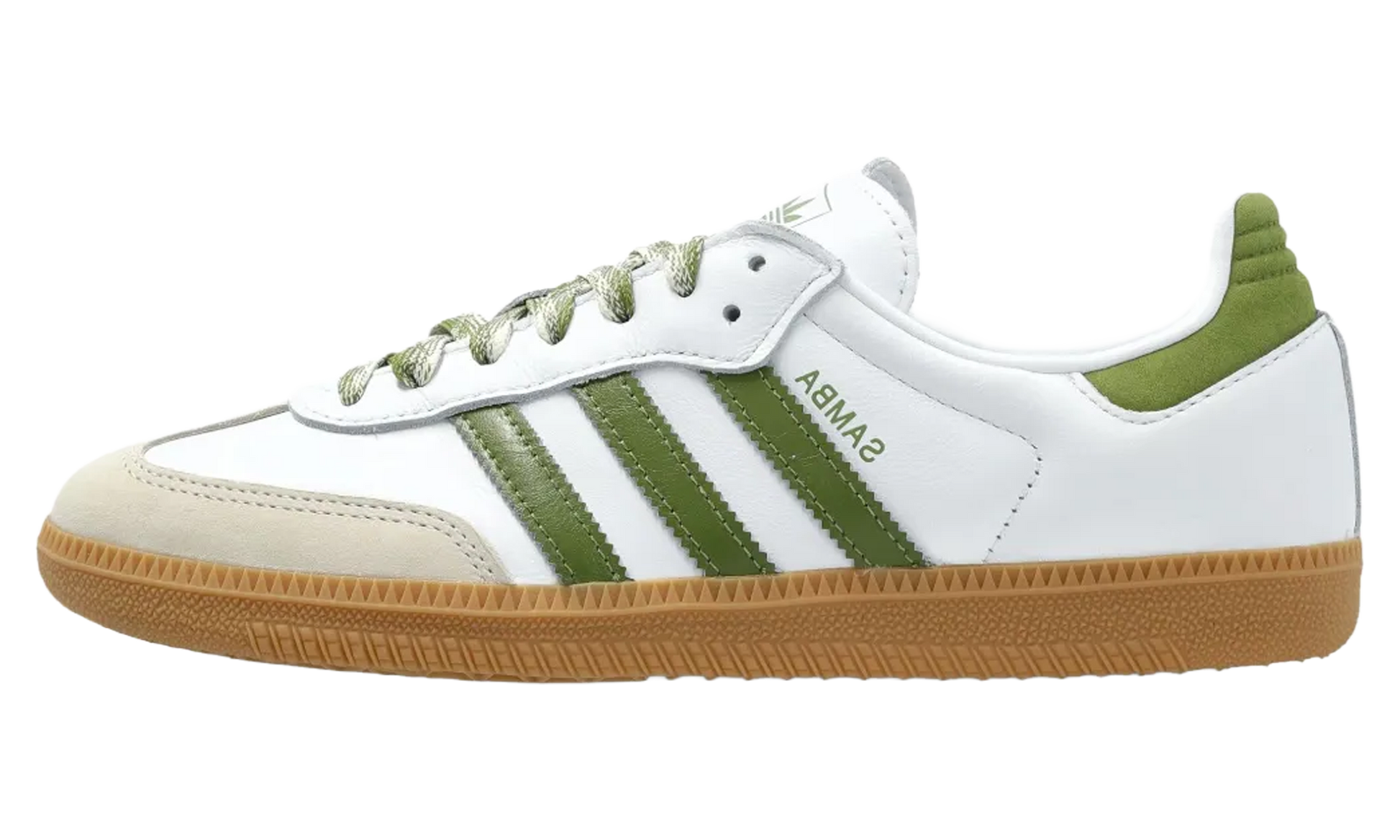 Samba OG Women "White tech olive gum" JS1352