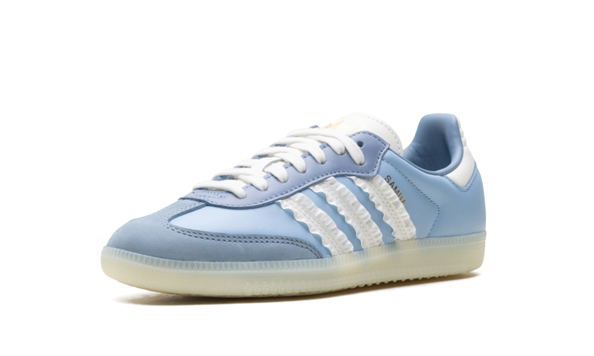 Samba Women "Ruffle stripes - clear sky" JR8829